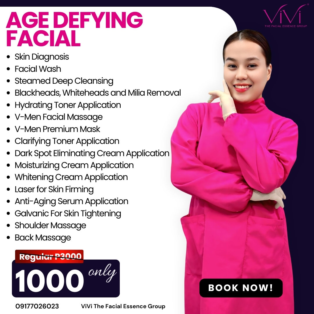 ViVi The Facial Essence Group Facebook ad