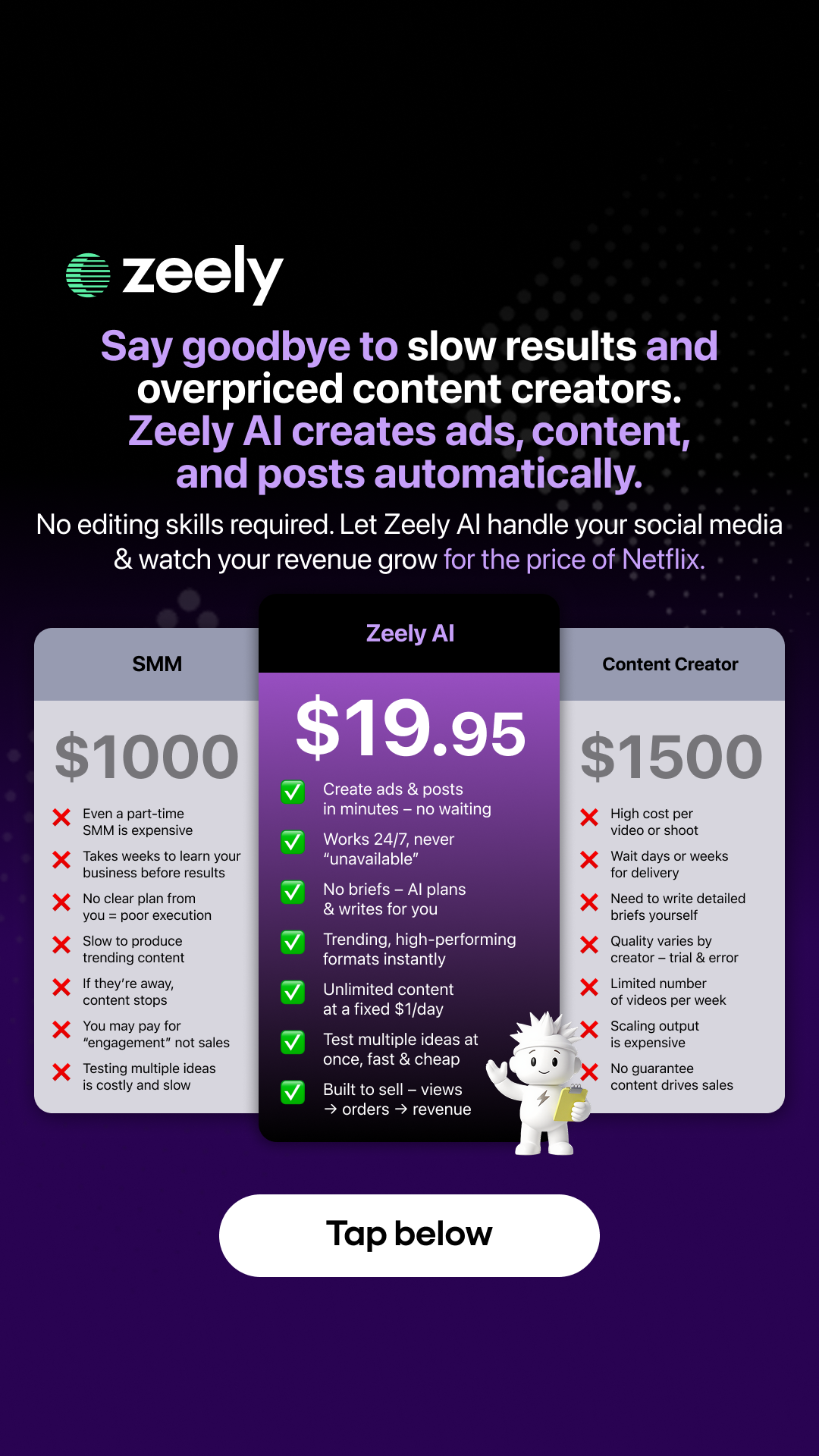 Zeely Facebook ad