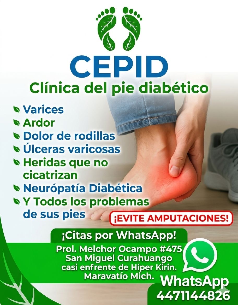 Clínica del pie diabético CEPID Facebook ad: Clínica de Heridas
