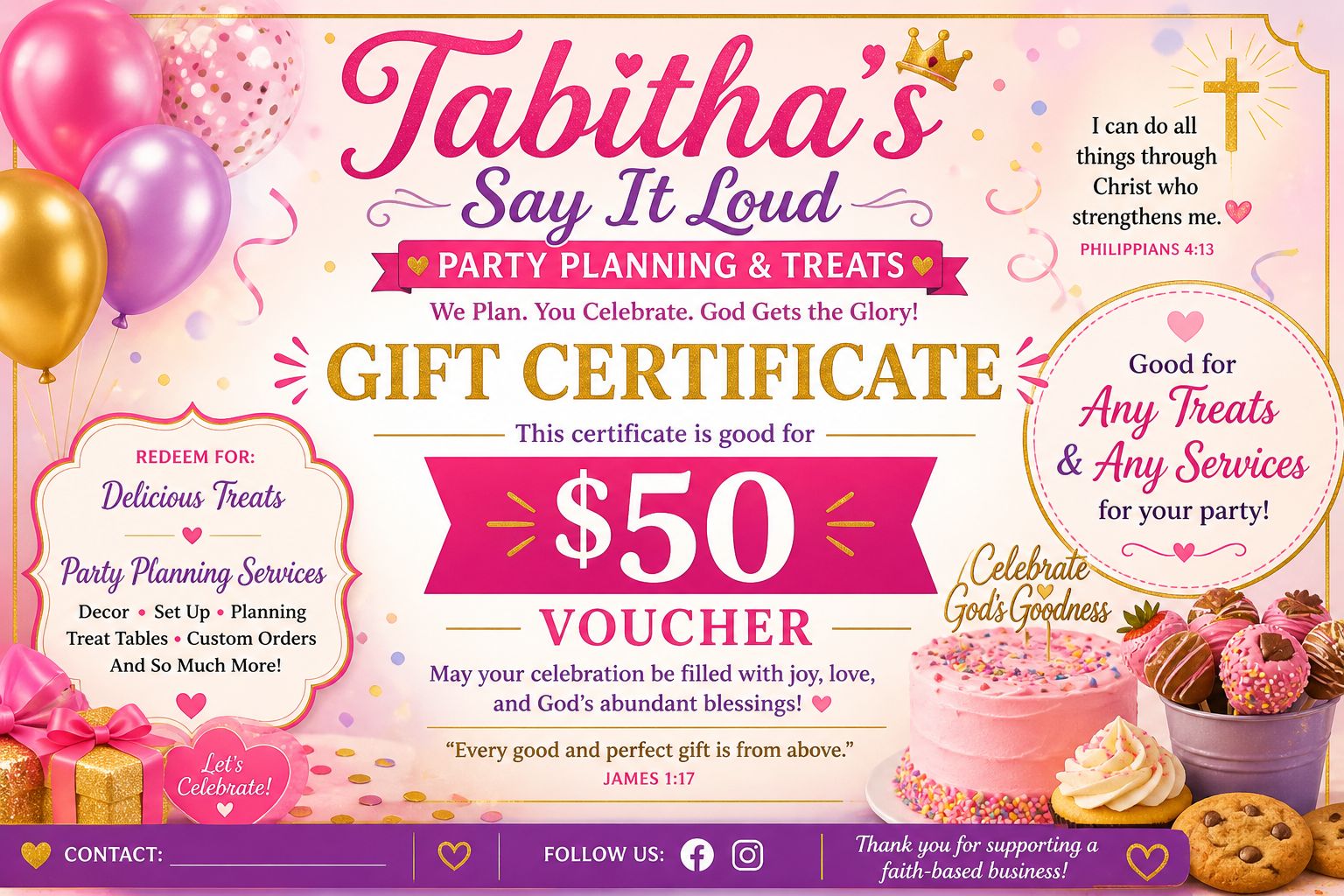 Tabitha Marie Johnson Facebook ad: If you're struggling to find the perfect gift…
