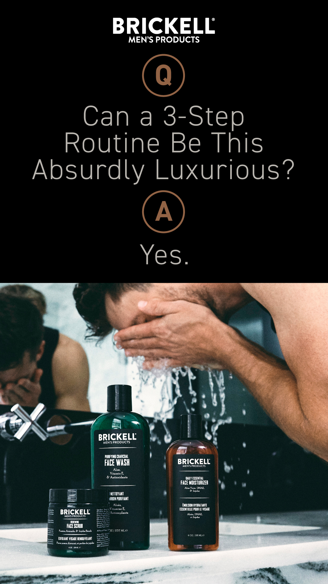 Brickell Men's Products Facebook ad