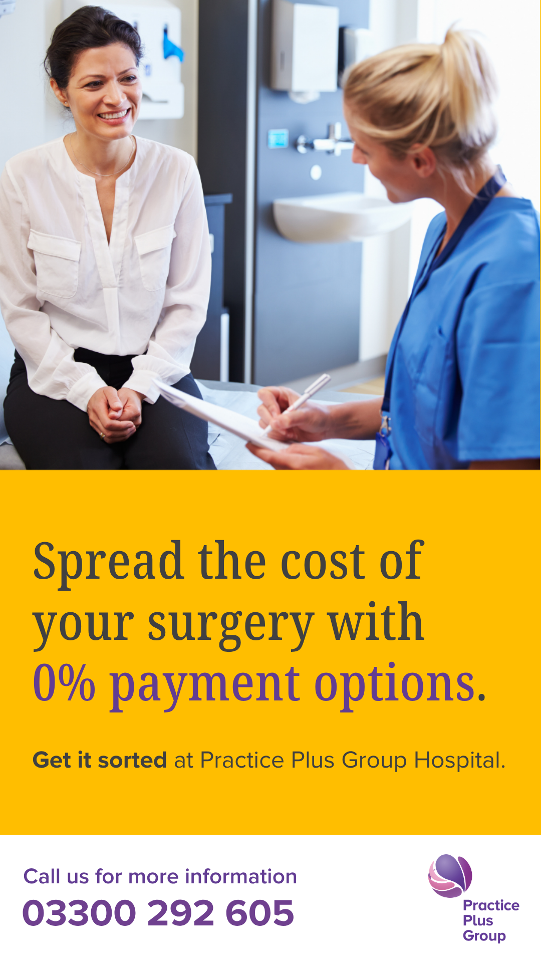 Practice Plus Group Hospitals Facebook ad from Jun 2, 2026