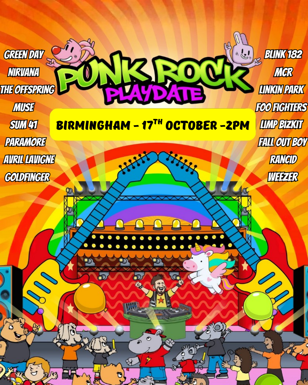 Punk Rock Playdate Facebook ad