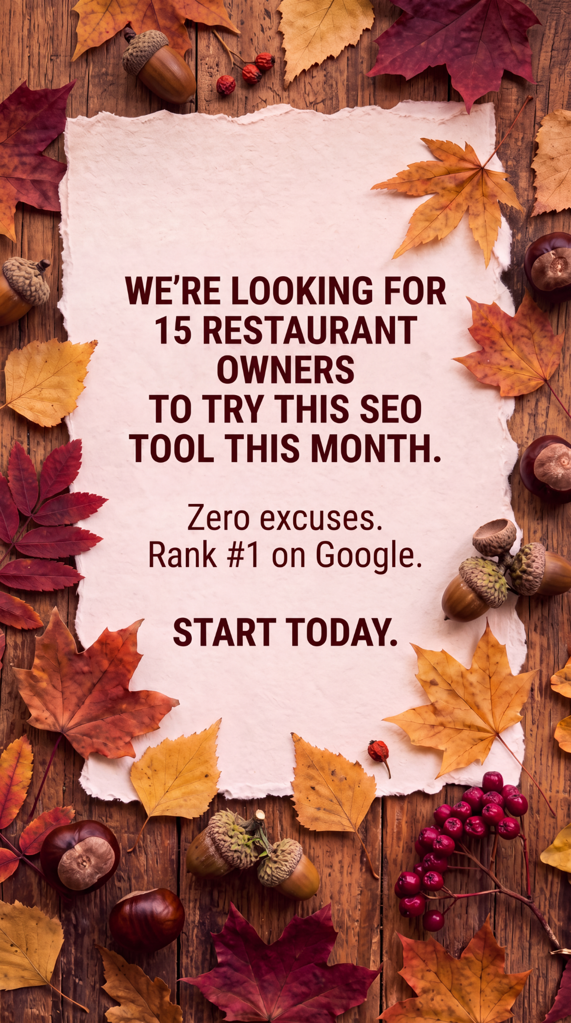 Soro SEO Facebook ad: Rank #1 on Google