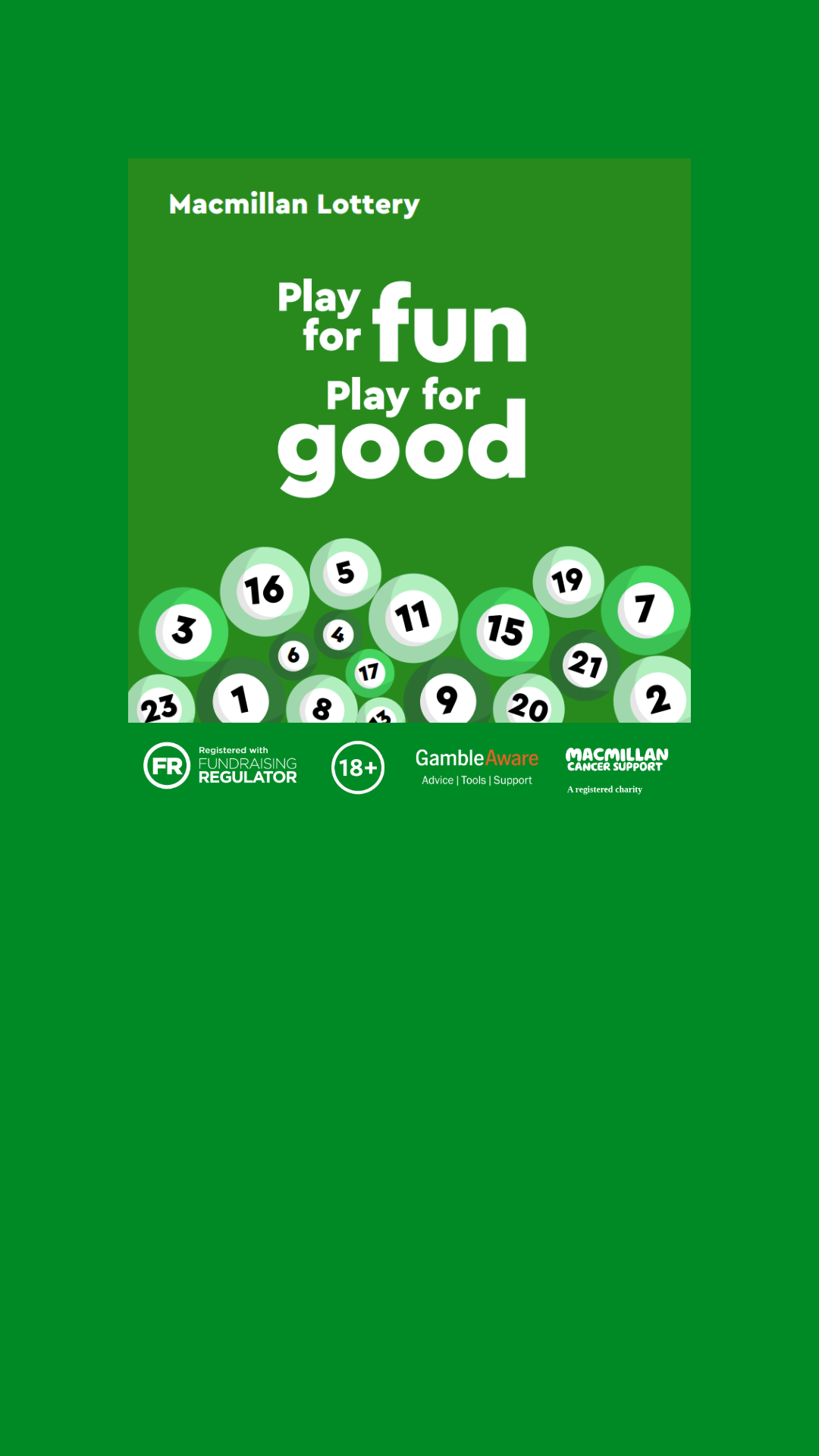 Macmillan Cancer Support Facebook ad