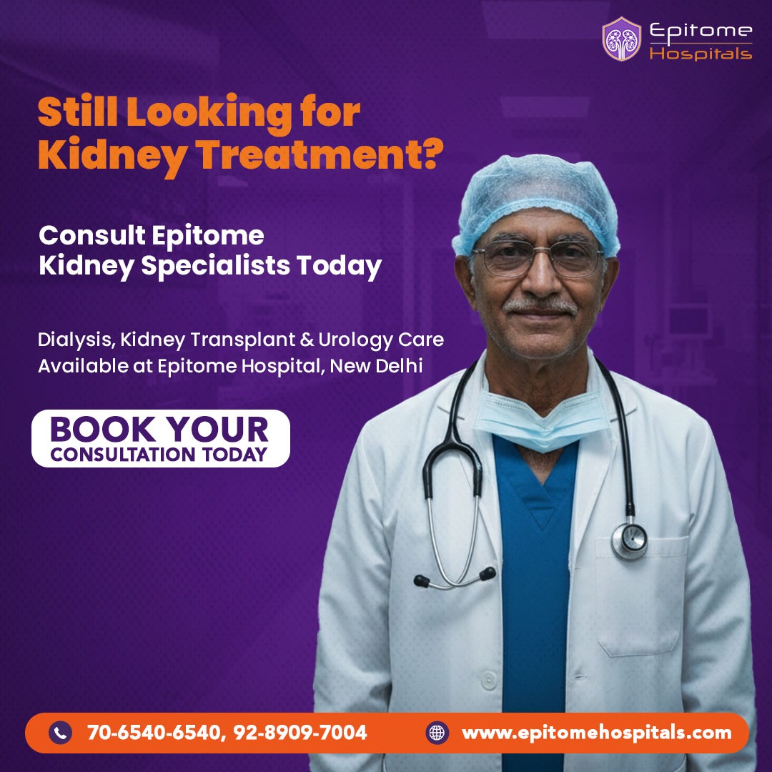 Epitome Hospitals Facebook ad: Expert Kidney Care at Epitome Hospital
