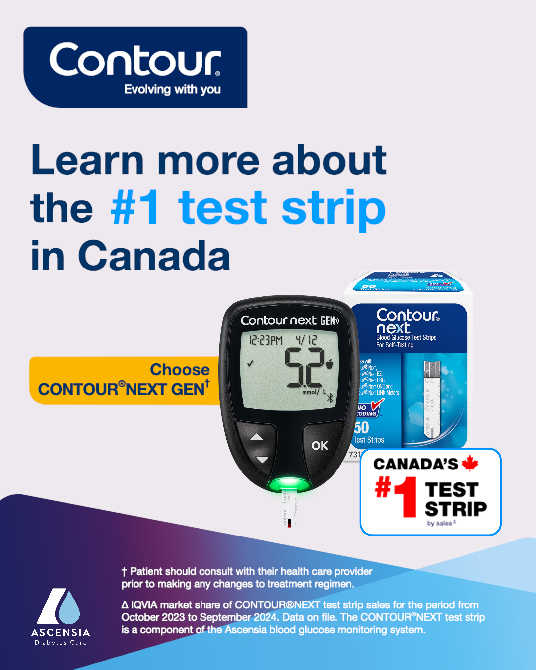 Contour Diabetes Solutions Facebook ad