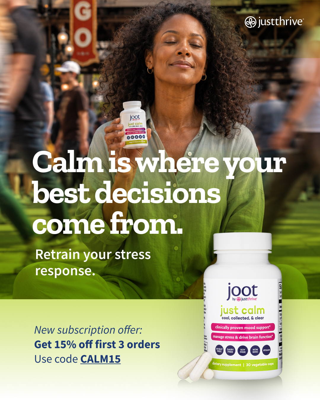 Just Thrive Facebook ad