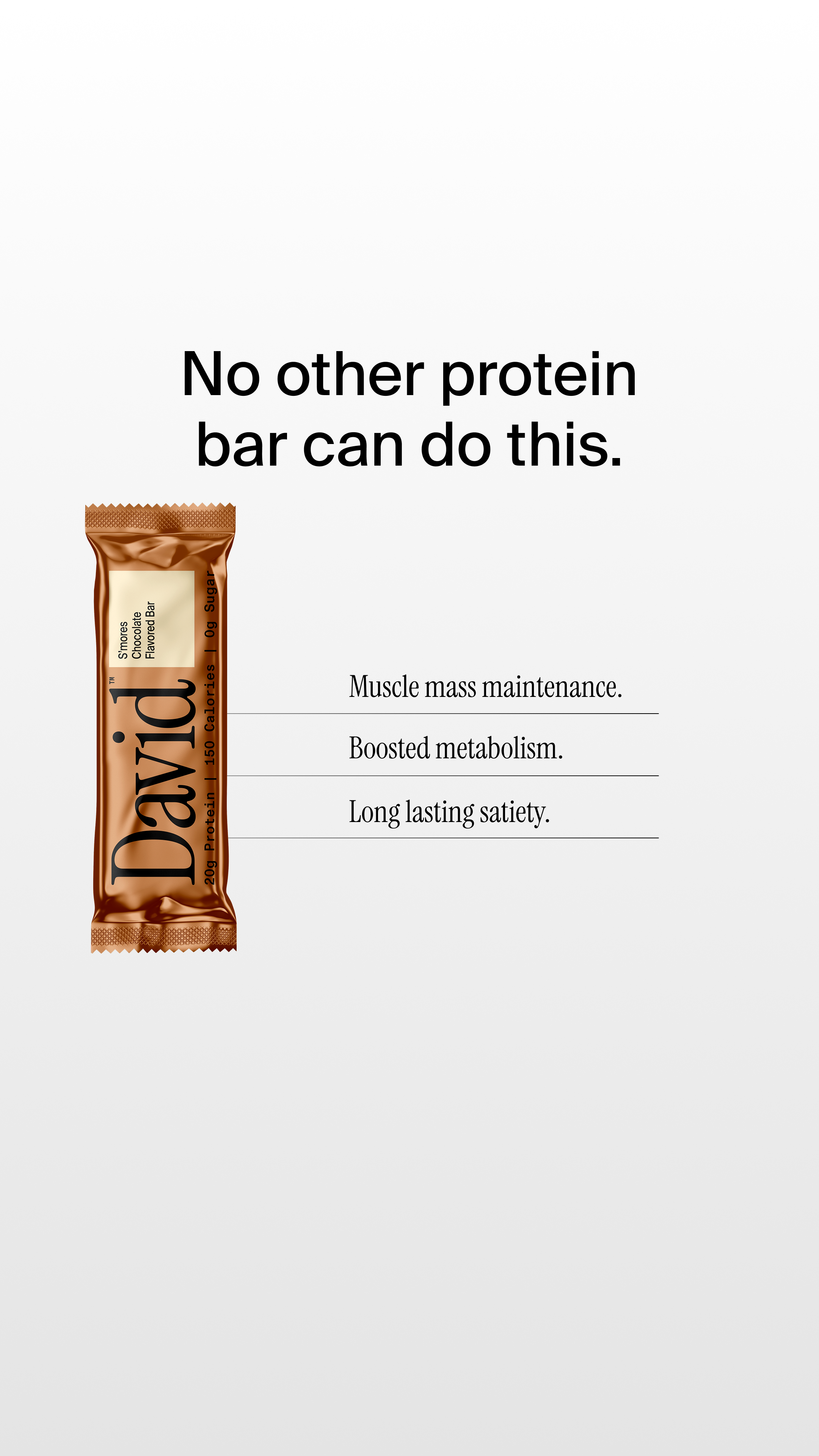 David Protein Facebook ad