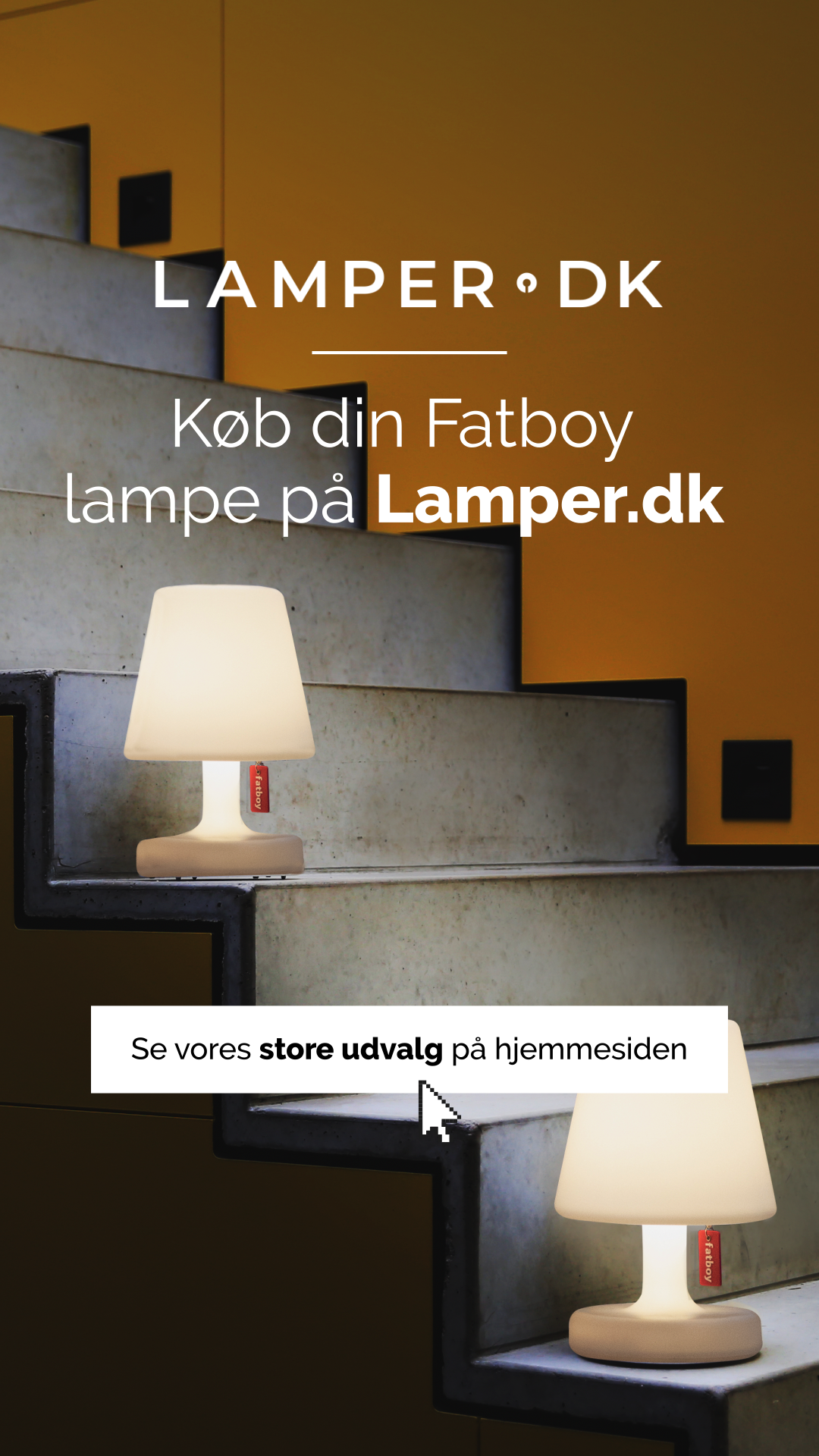 Lamper.dk Facebook ad from Aug 22, 2025