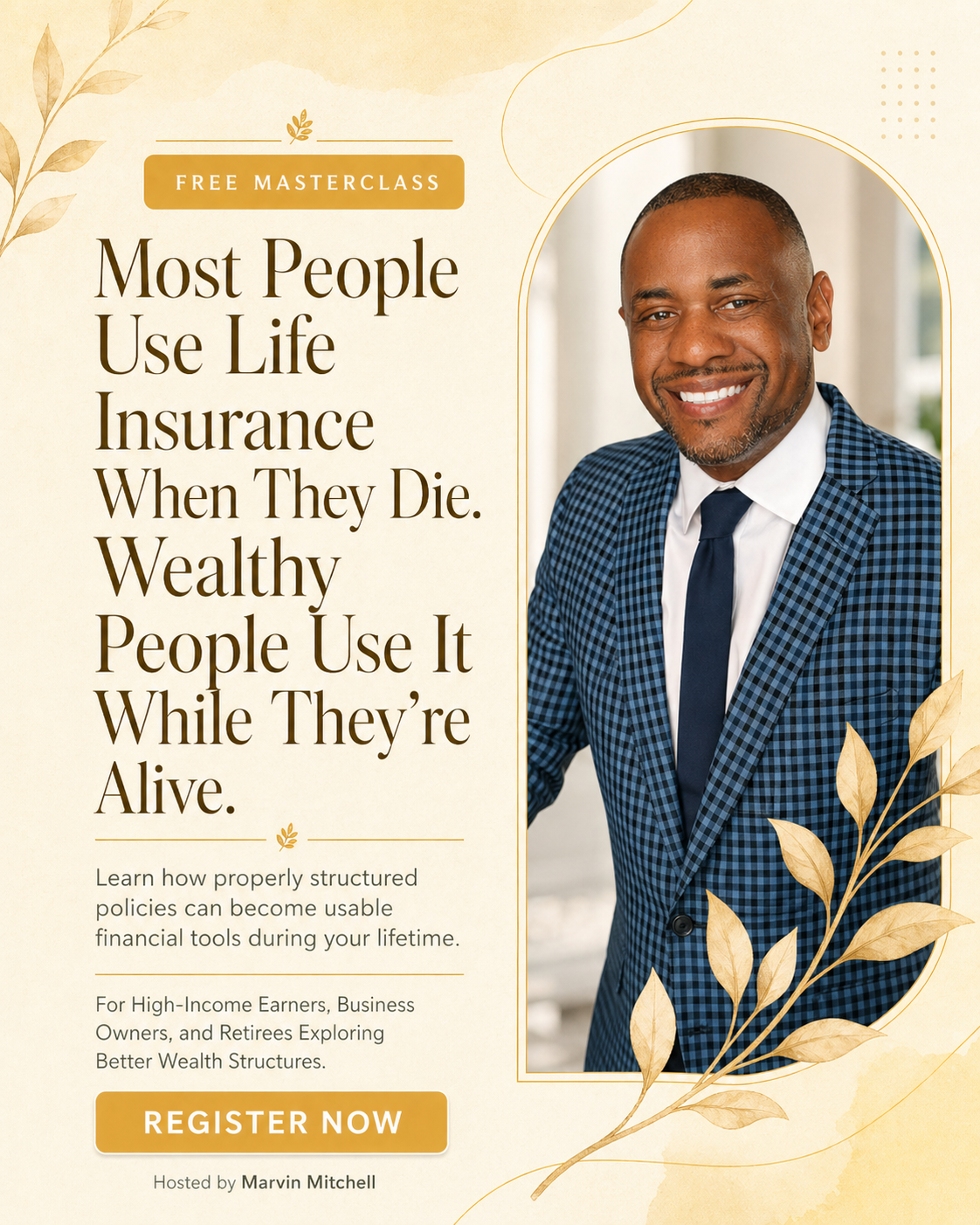 Marvin Mitchell Facebook ad