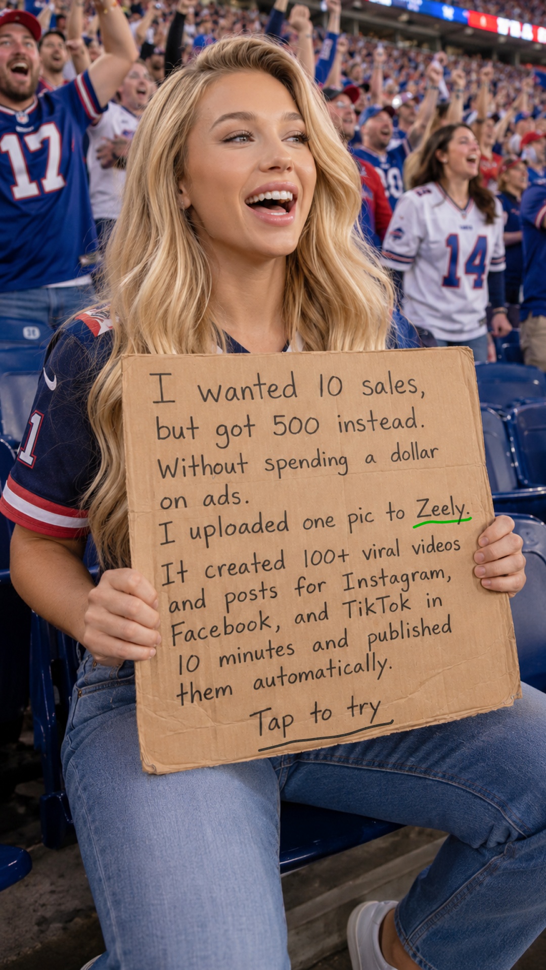 Zeely Facebook ad