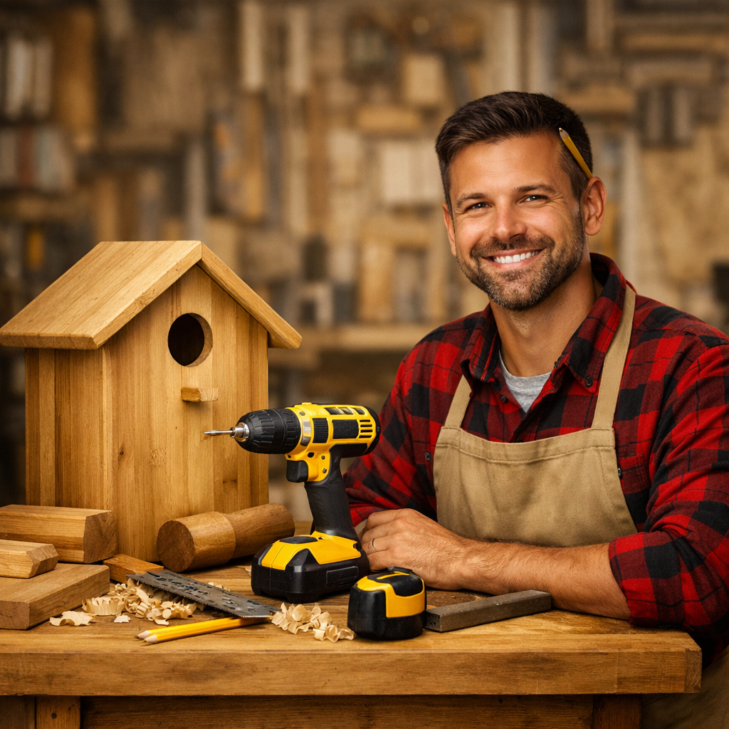 Easy Wood Hub Facebook ad: Get 50 FREE woodworking plans + Art of Woodworking guidebook