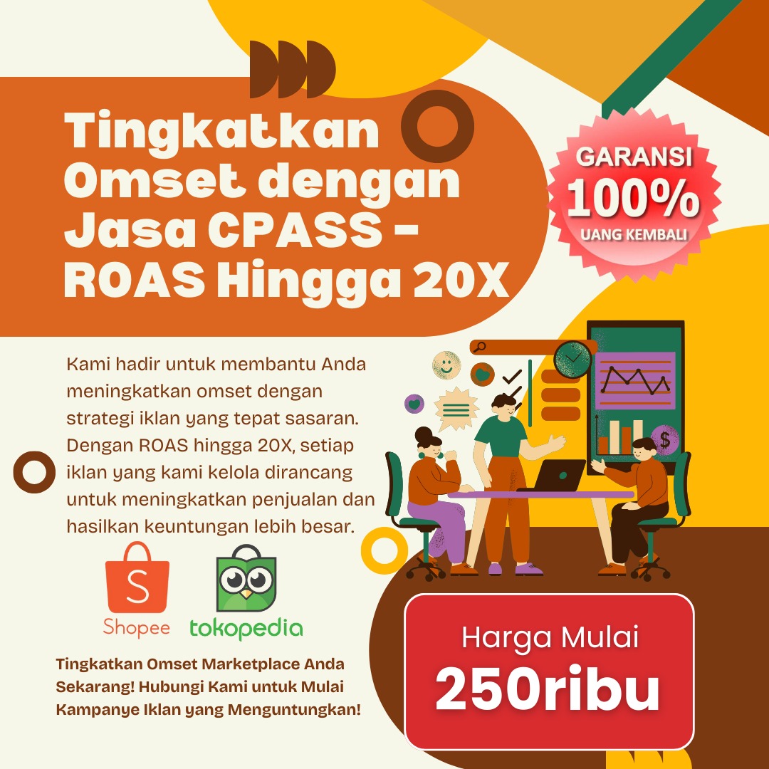 Jogjadigma Profesional Facebook ad: Dijamin Shopee banyak penjualan & laris manis