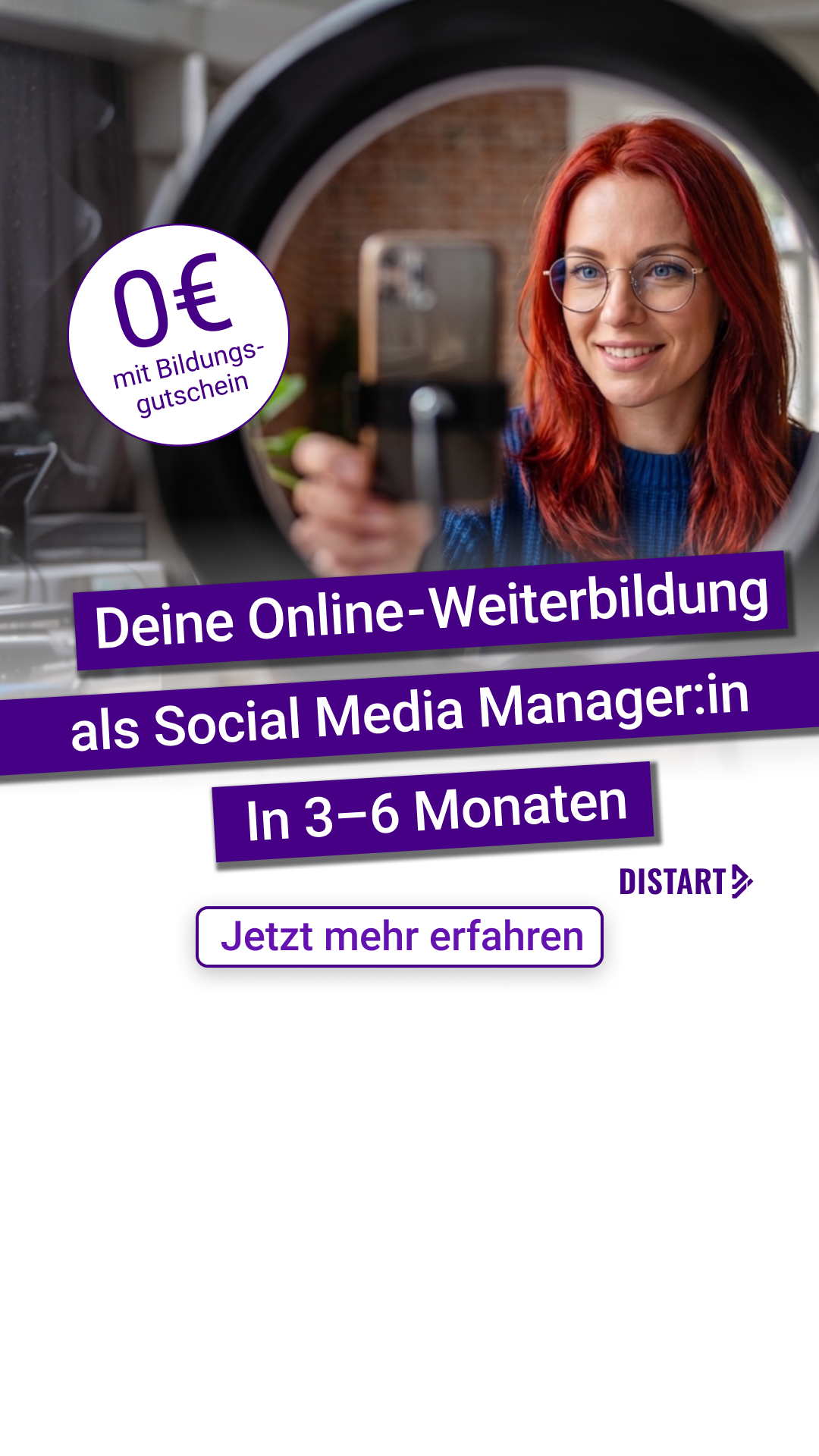 Distart Facebook ad