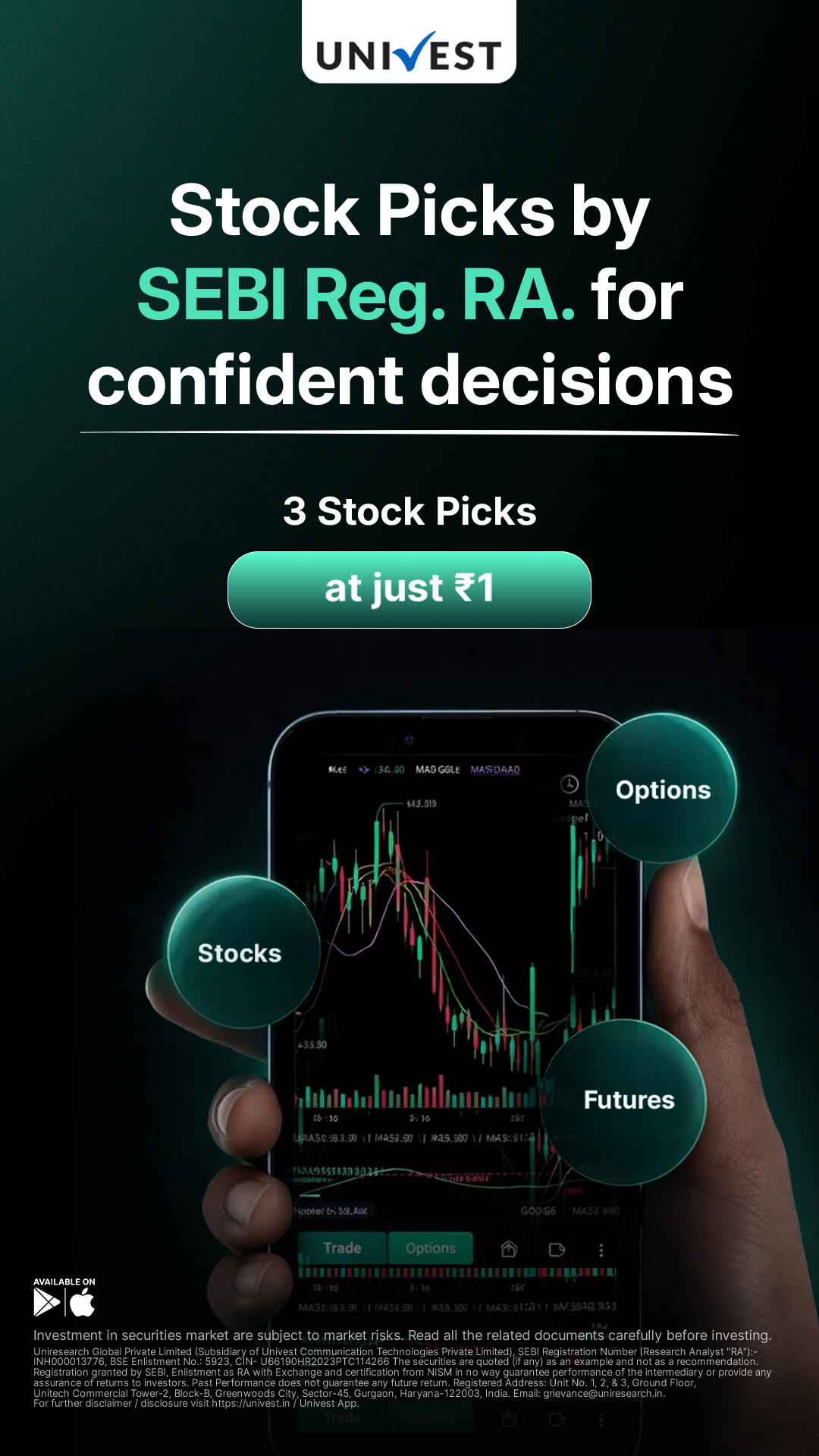 Univest.in Facebook ad