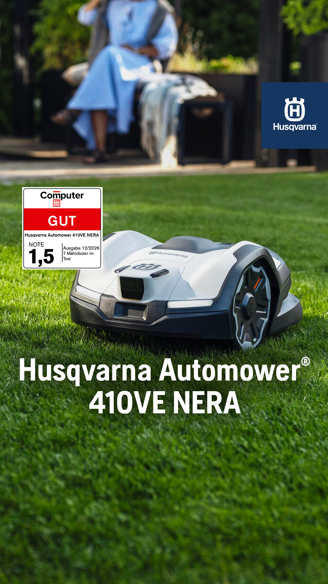Husqvarna Facebook ad: Testsiegel