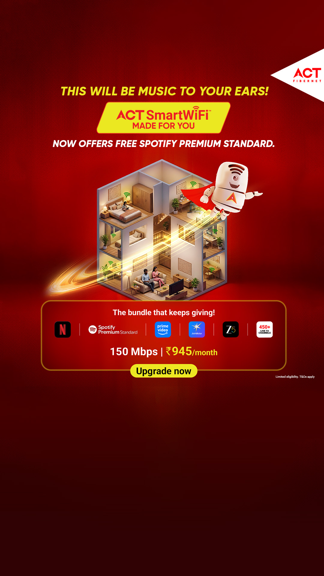 ACT Fibernet Facebook ad from Jun 17, 2026