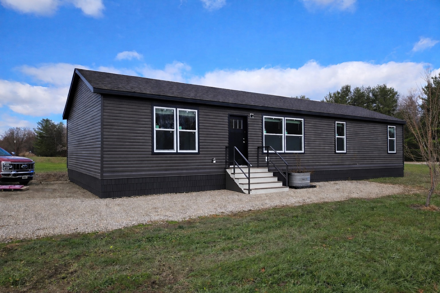 Broc Hardiek Facebook ad: Loaded up 4 bedroom state code modular! Delivered &…