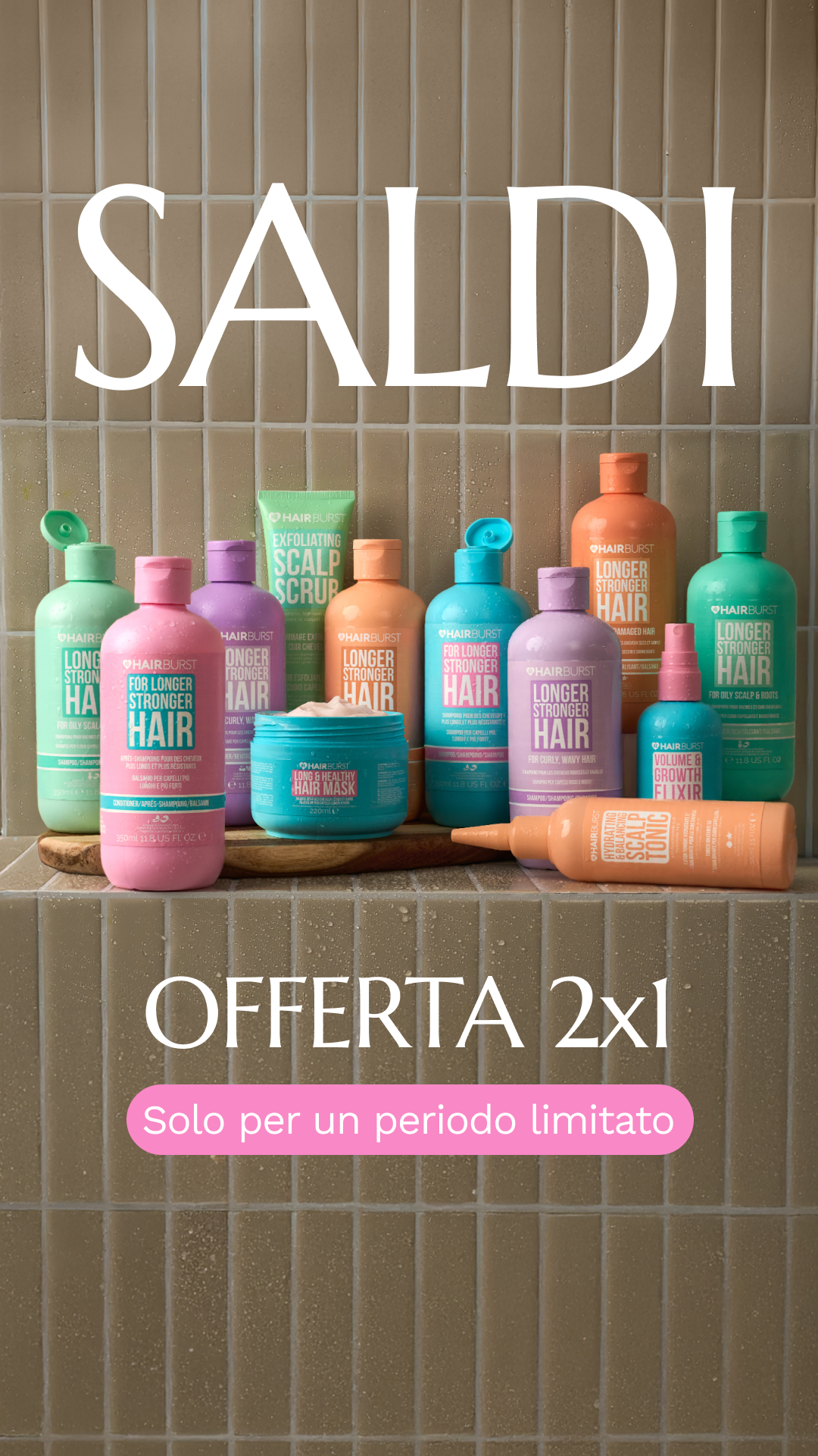Hairburst Italia Facebook ad