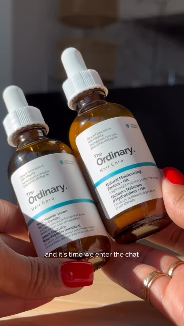 The Ordinary Facebook ad: Scalp care > scalp scares