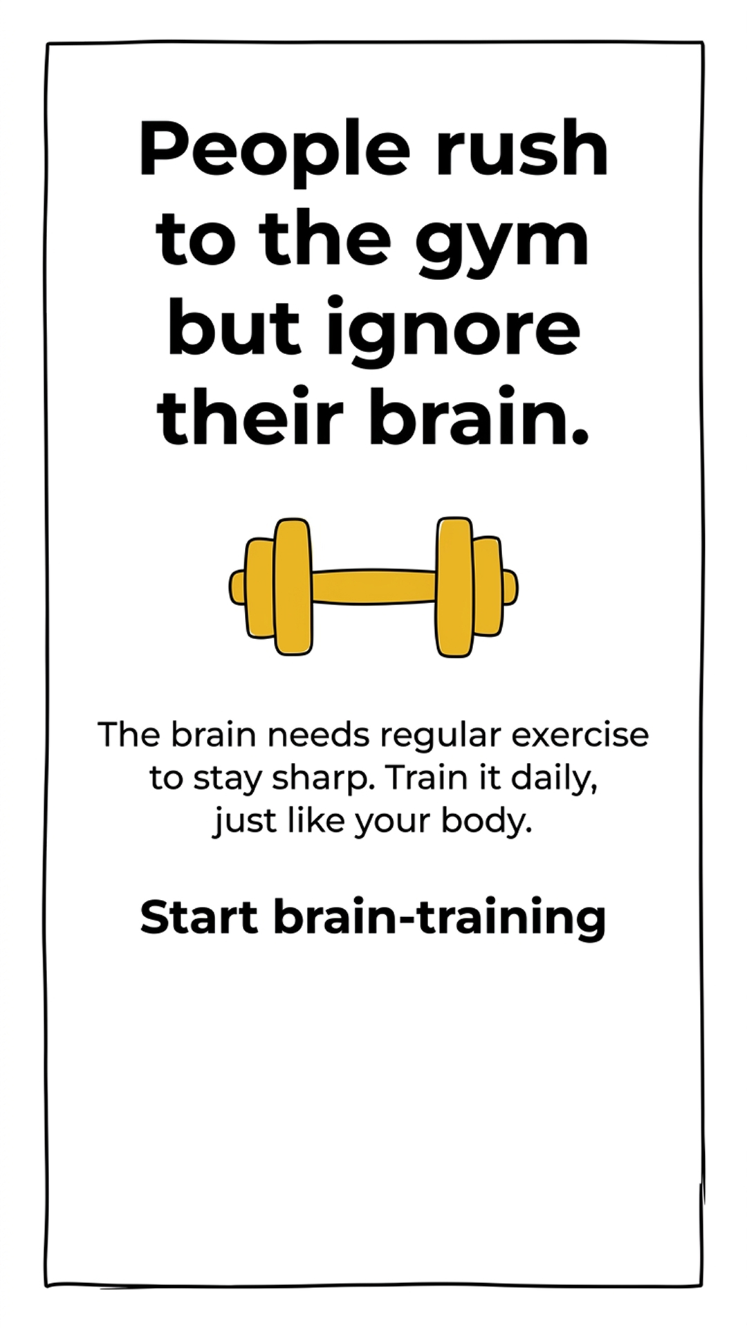 Impulse: Brain Training & Self-Discovery Facebook ad