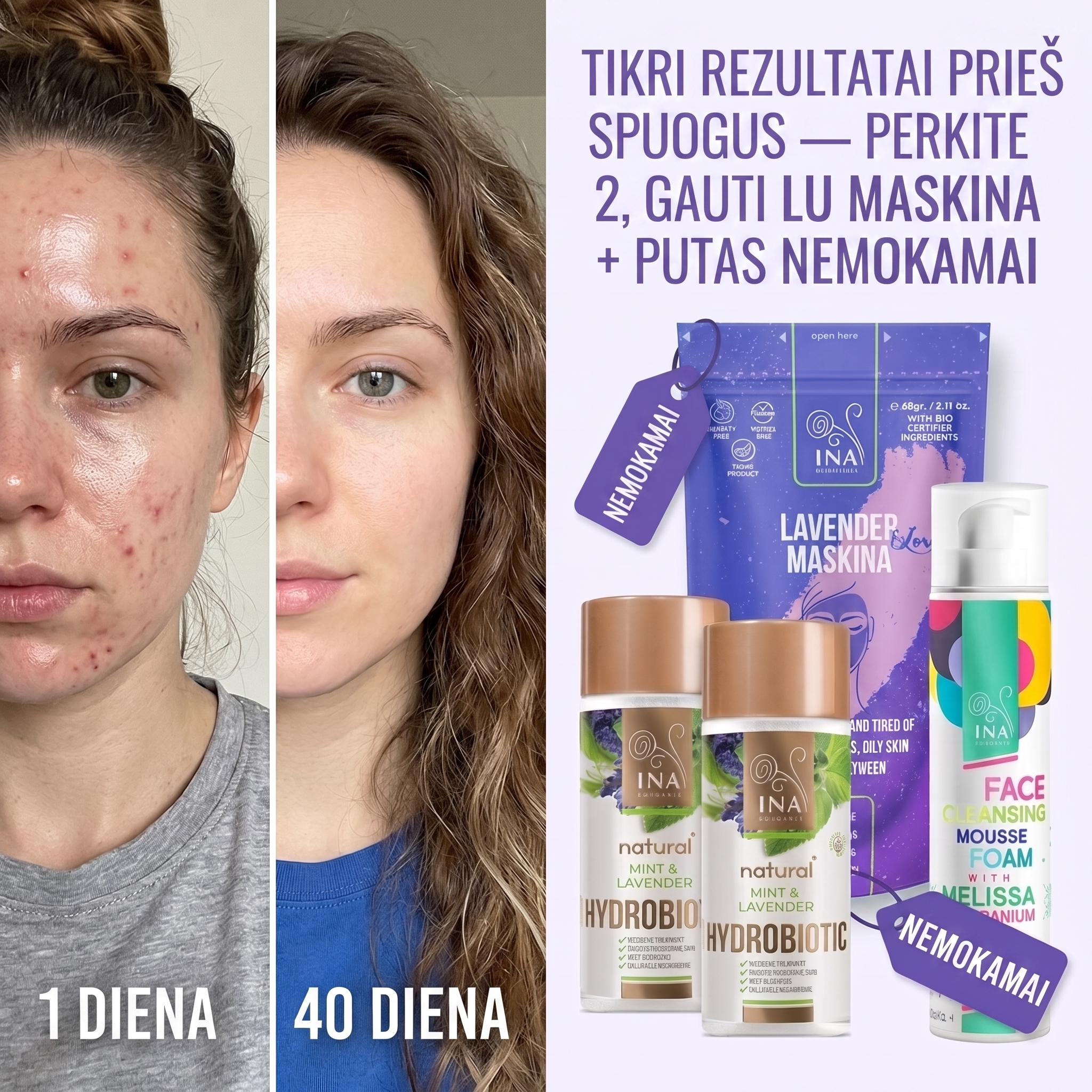 Šeimos Organinė Kosmetika - InaEssentials.lt Facebook ad