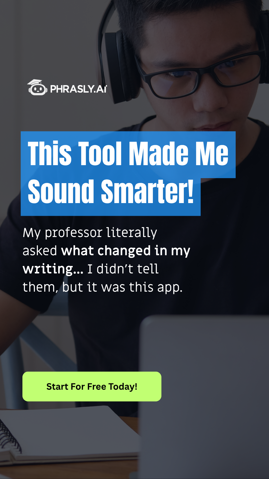 Phrasly.AI Facebook ad