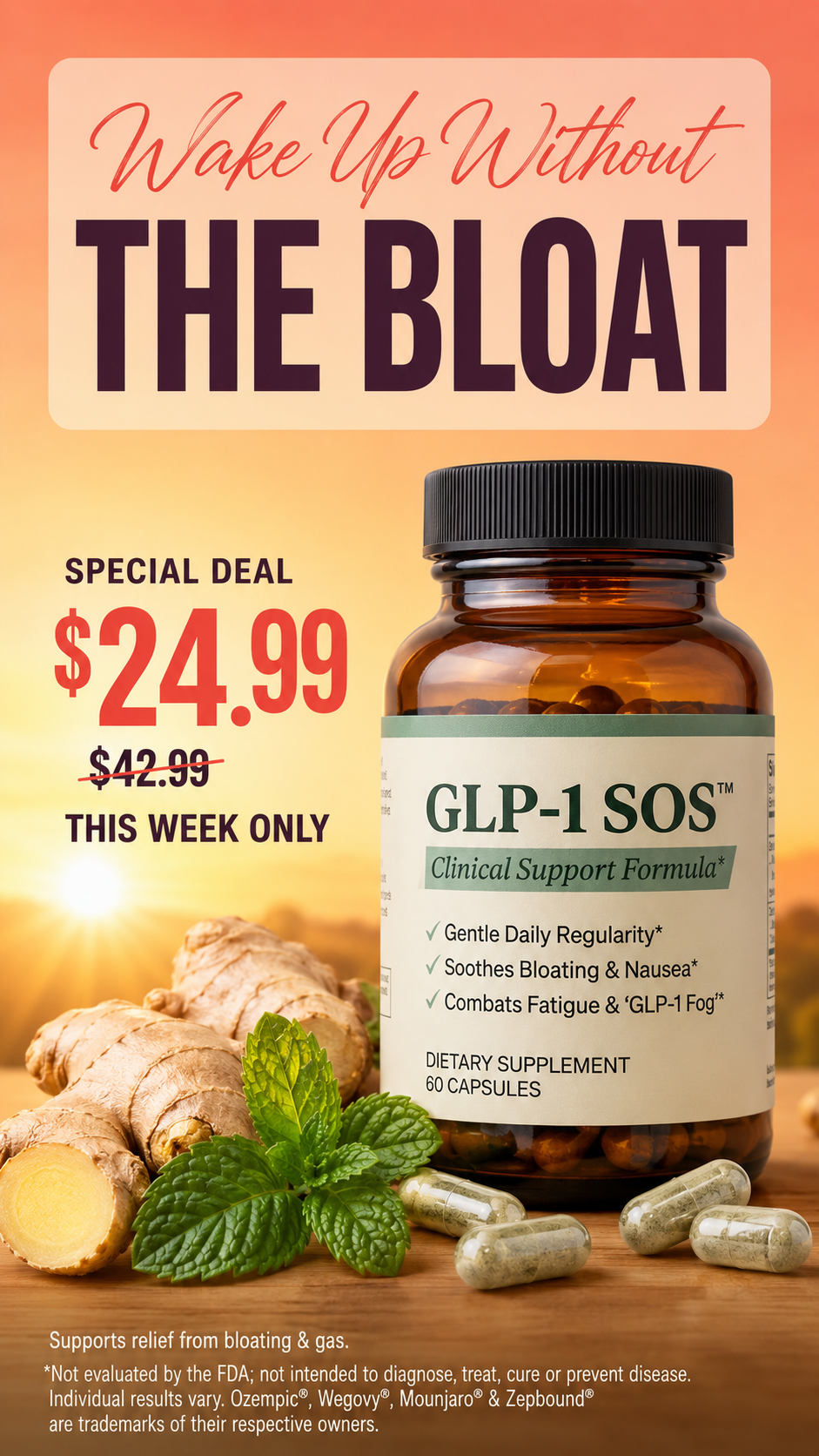 GLP-1 SOS Supplements Facebook ad