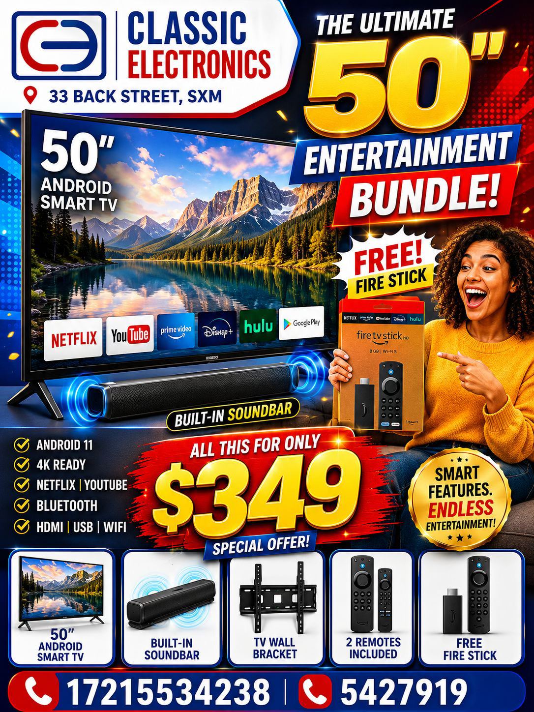 Classic Electronics - SXM/ St. Maarten Facebook ad