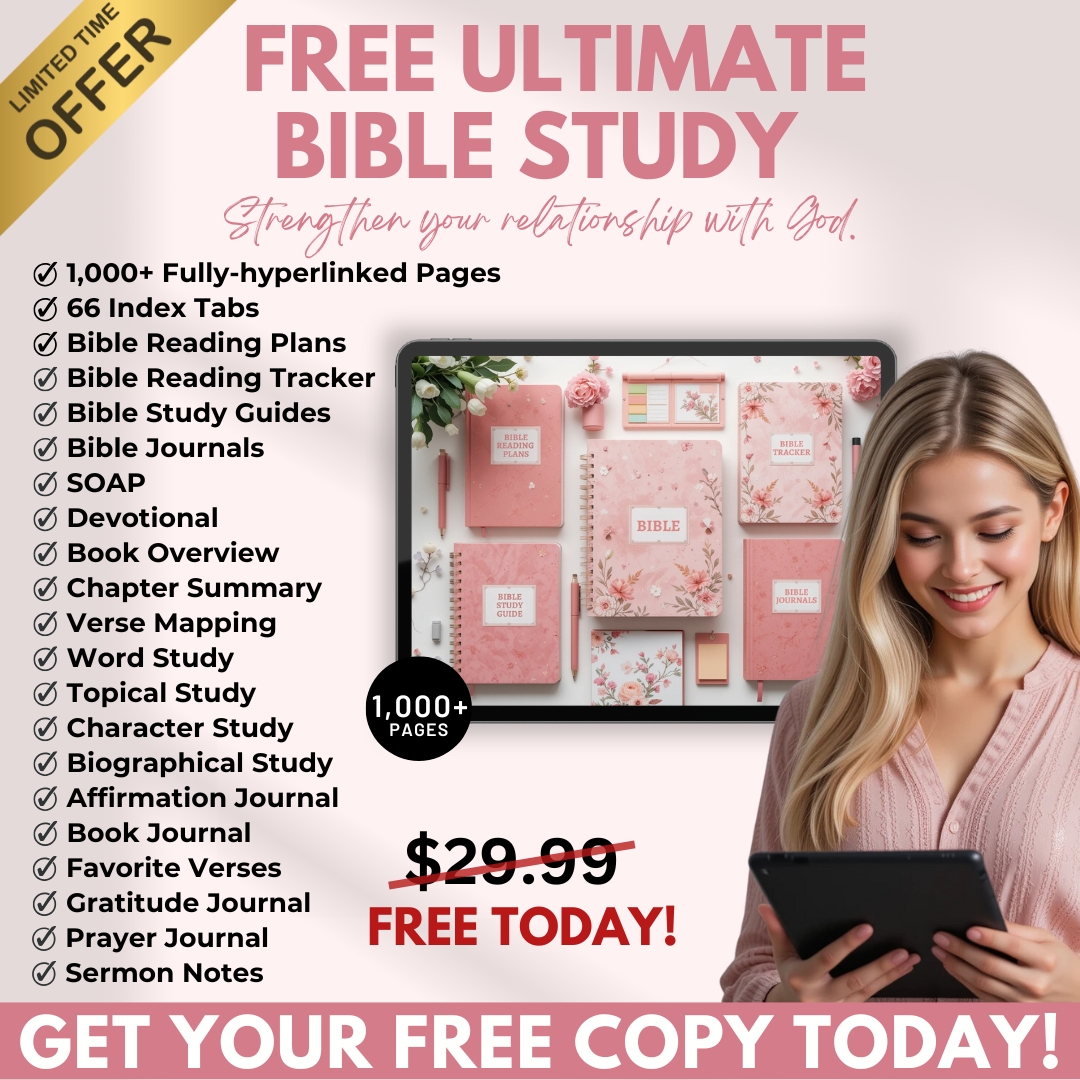 Bible Today Facebook ad: Free Bible Study Bundle Today!