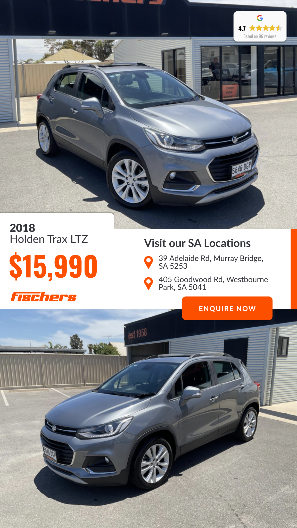Fischer Motors Facebook ad