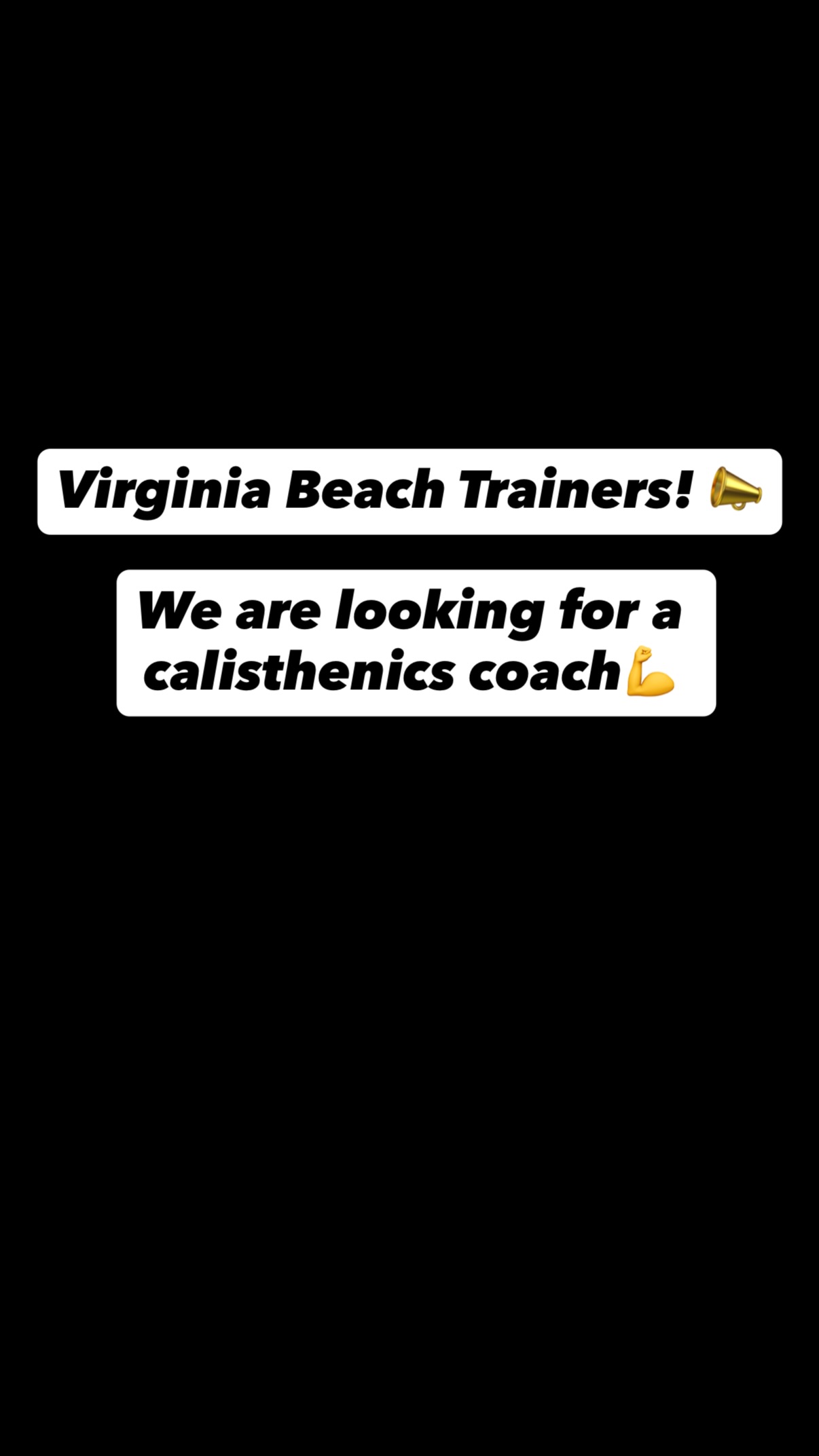 Capră - Bodyweight Training Facebook ad: Virginia Beach Trainers!