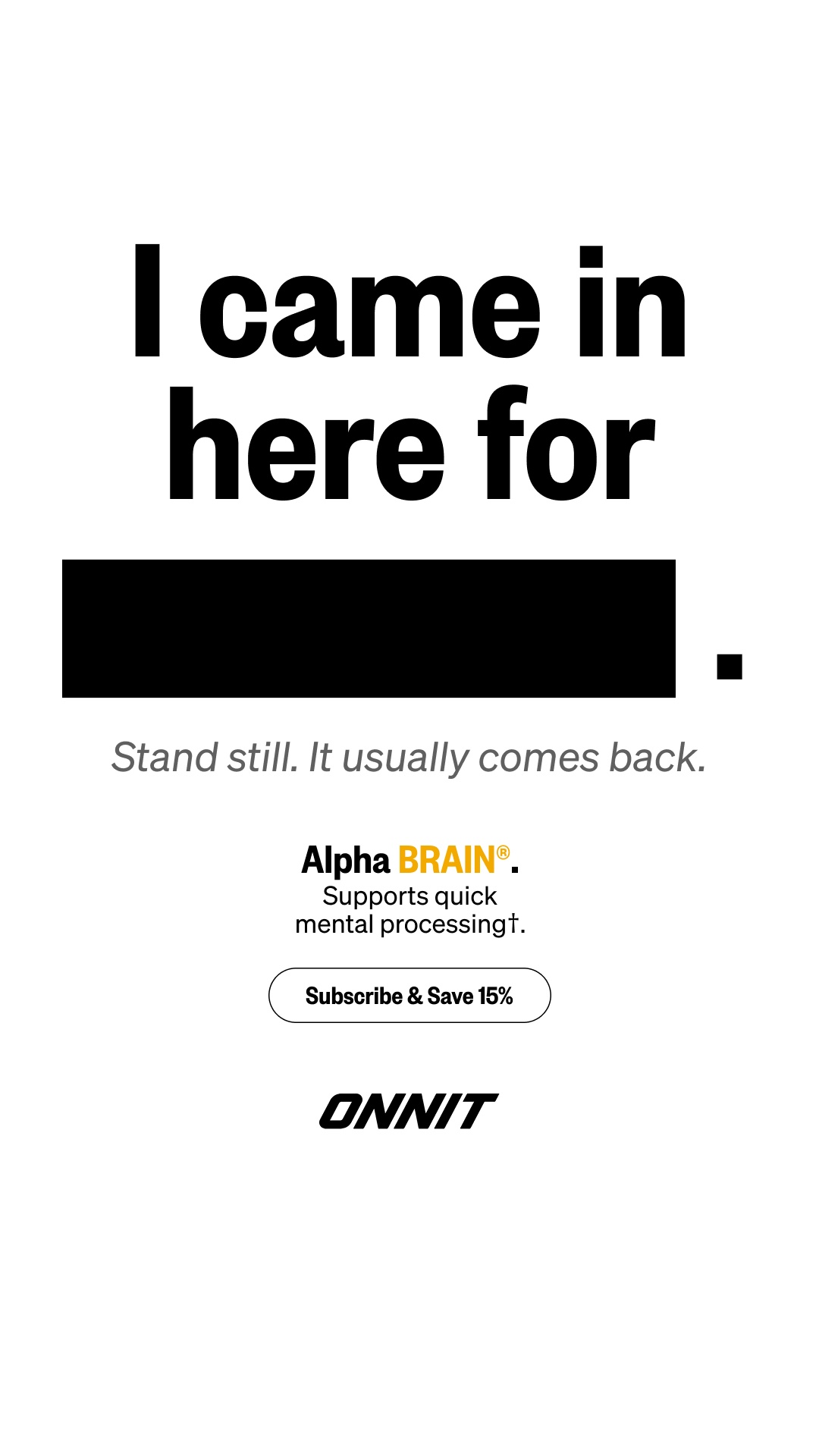 Onnit Facebook ad