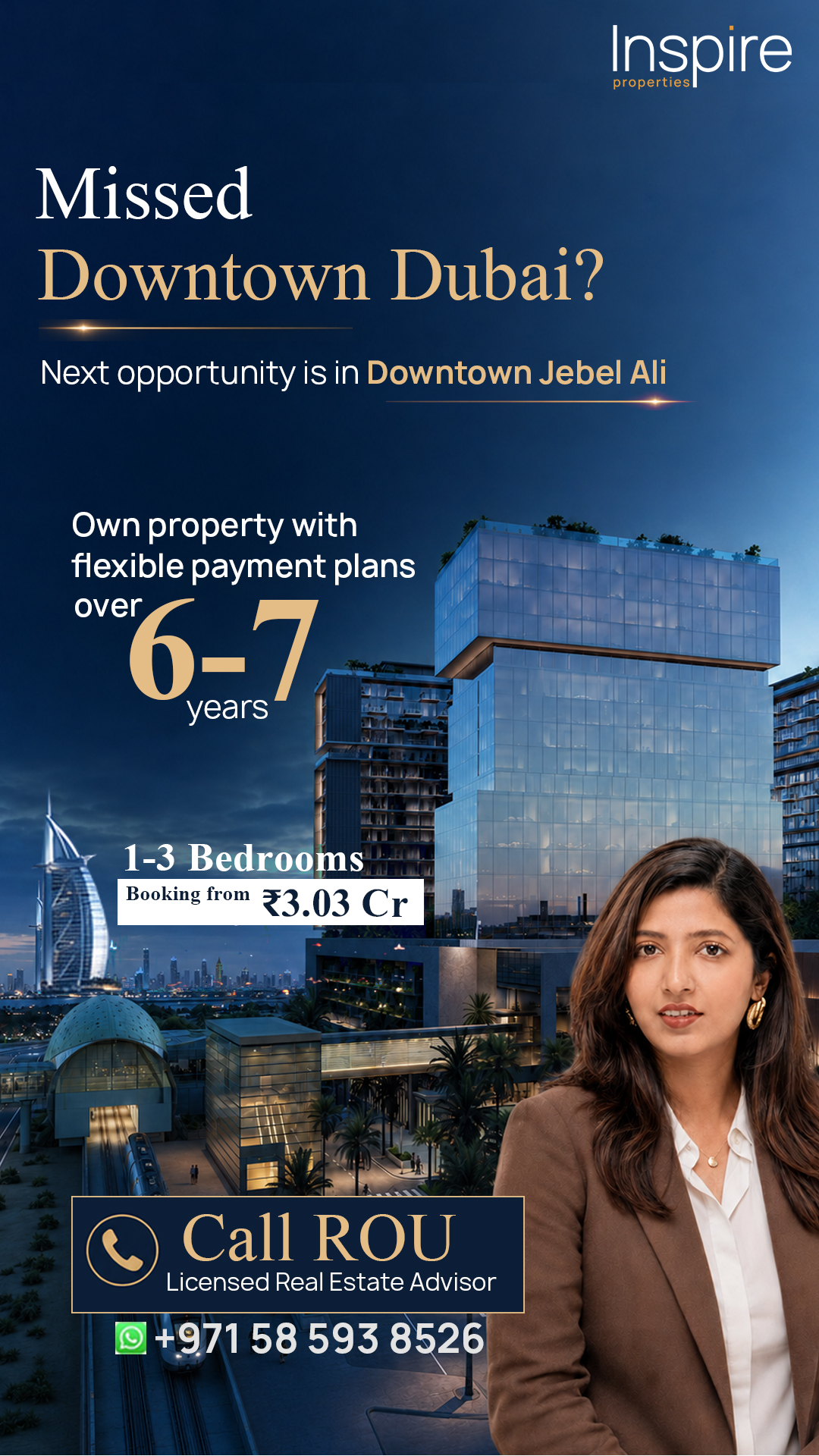 Inspire Properties Facebook ad