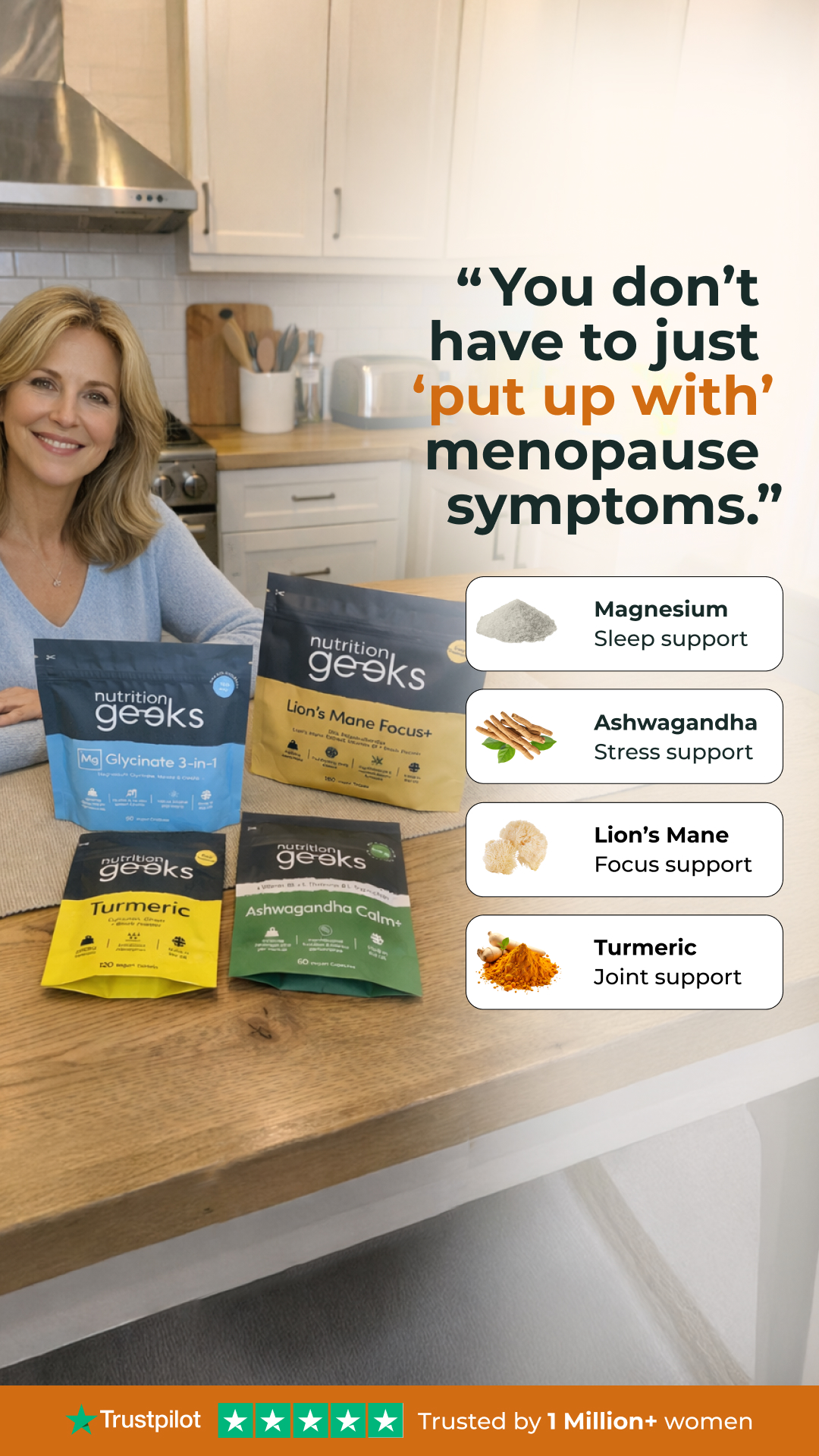 Nutrition Geeks Facebook ad