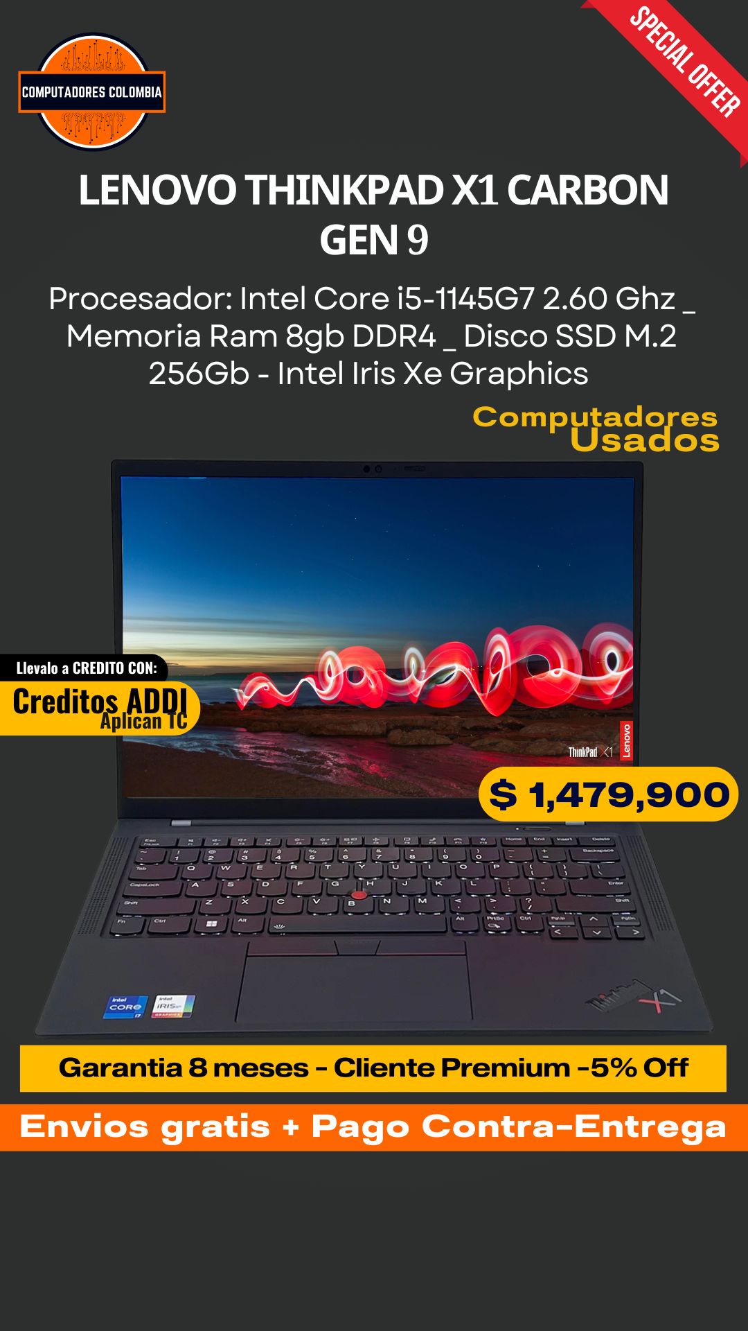 Computadores Colombia Sas Facebook ad from Aug 7, 2026