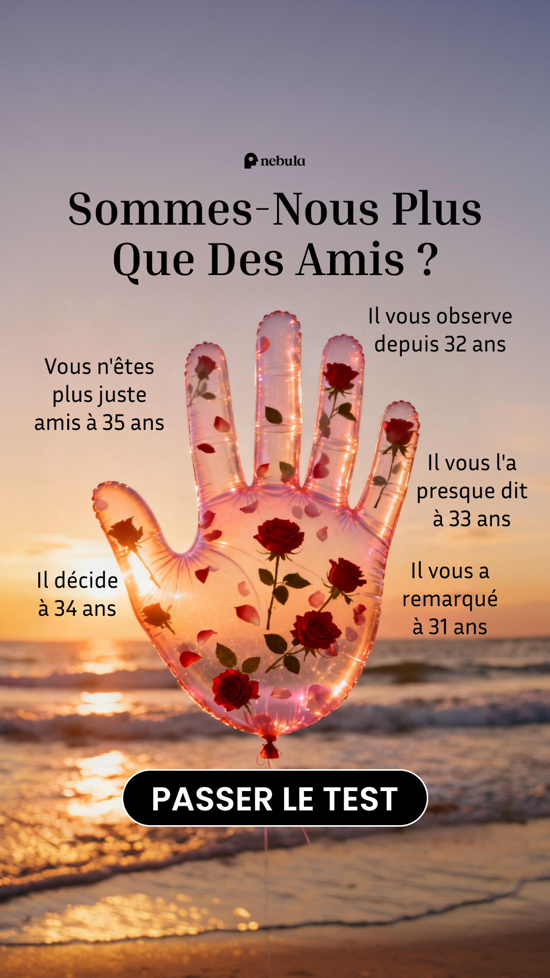 Nebula: Palm Reading Facebook ad
