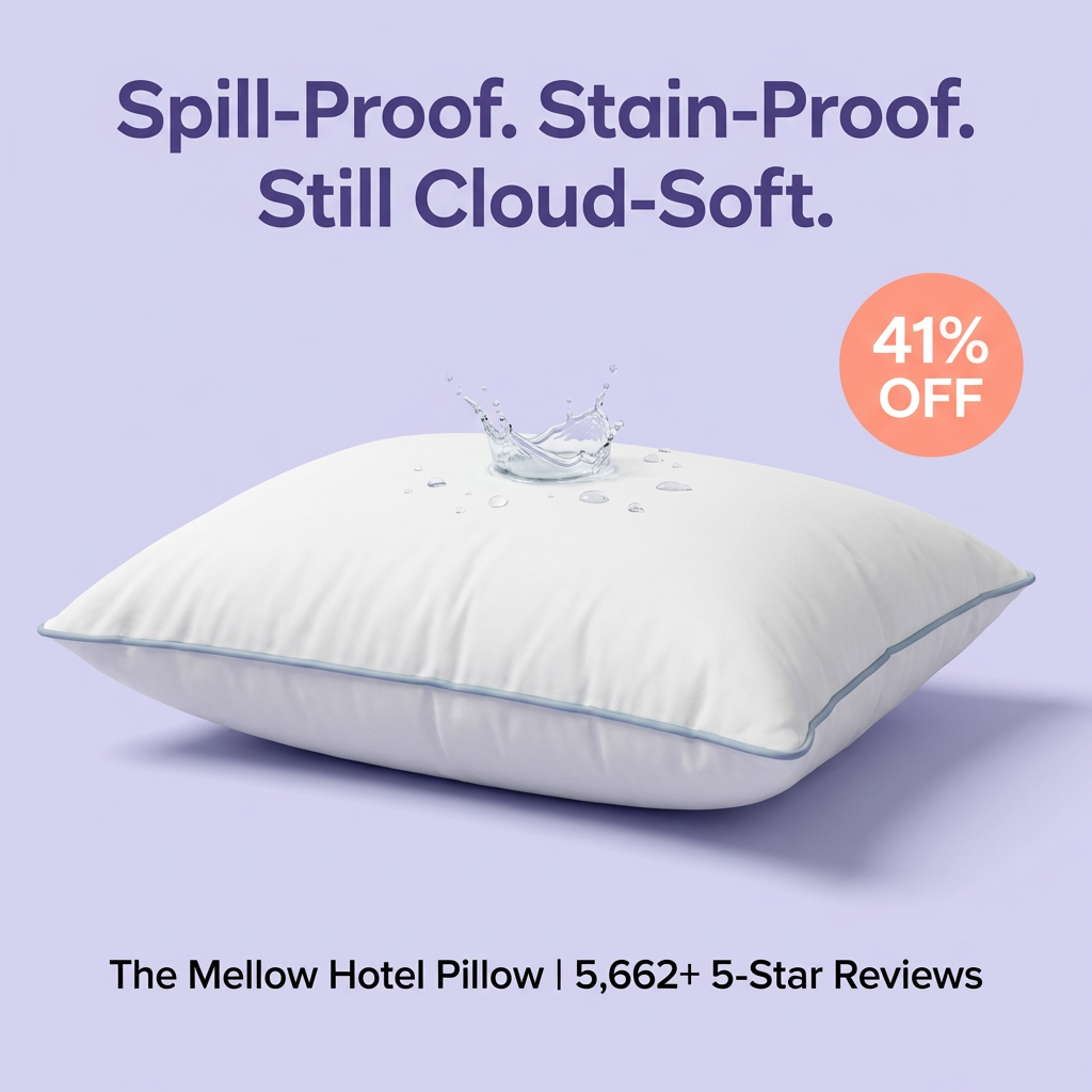 Mellow Pillows Facebook ad
