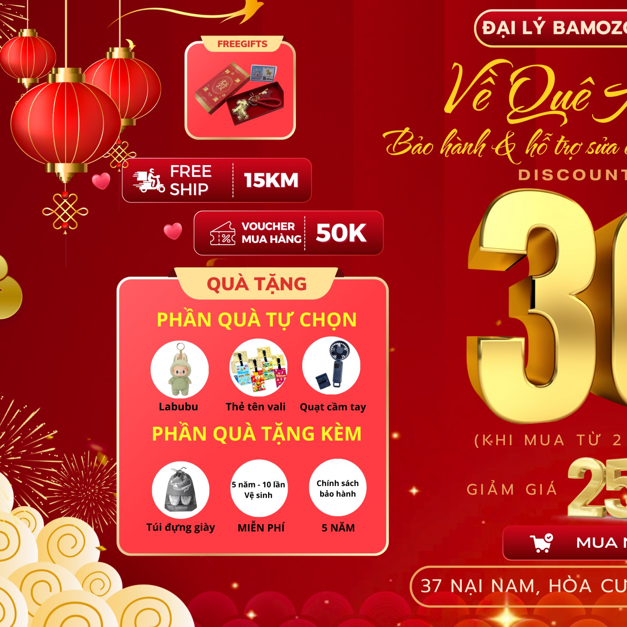 Đại Lý Bamozo - Khu Vực Đà Nẵng, Quảng Nam, Huế Facebook ad: SIÊU SALE 25%, TẾT BÍNH NGỌ RỘN RÀNG…