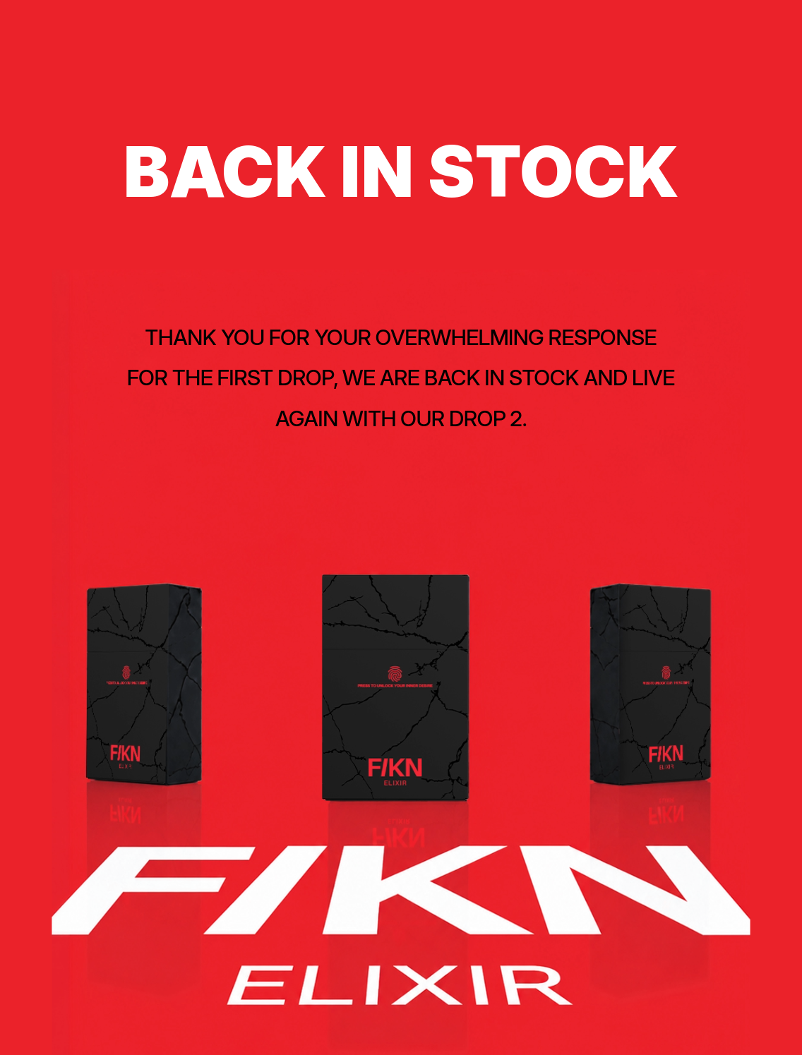 F/KN Facebook ad: Elixir is the highest concentration of fragrance that…