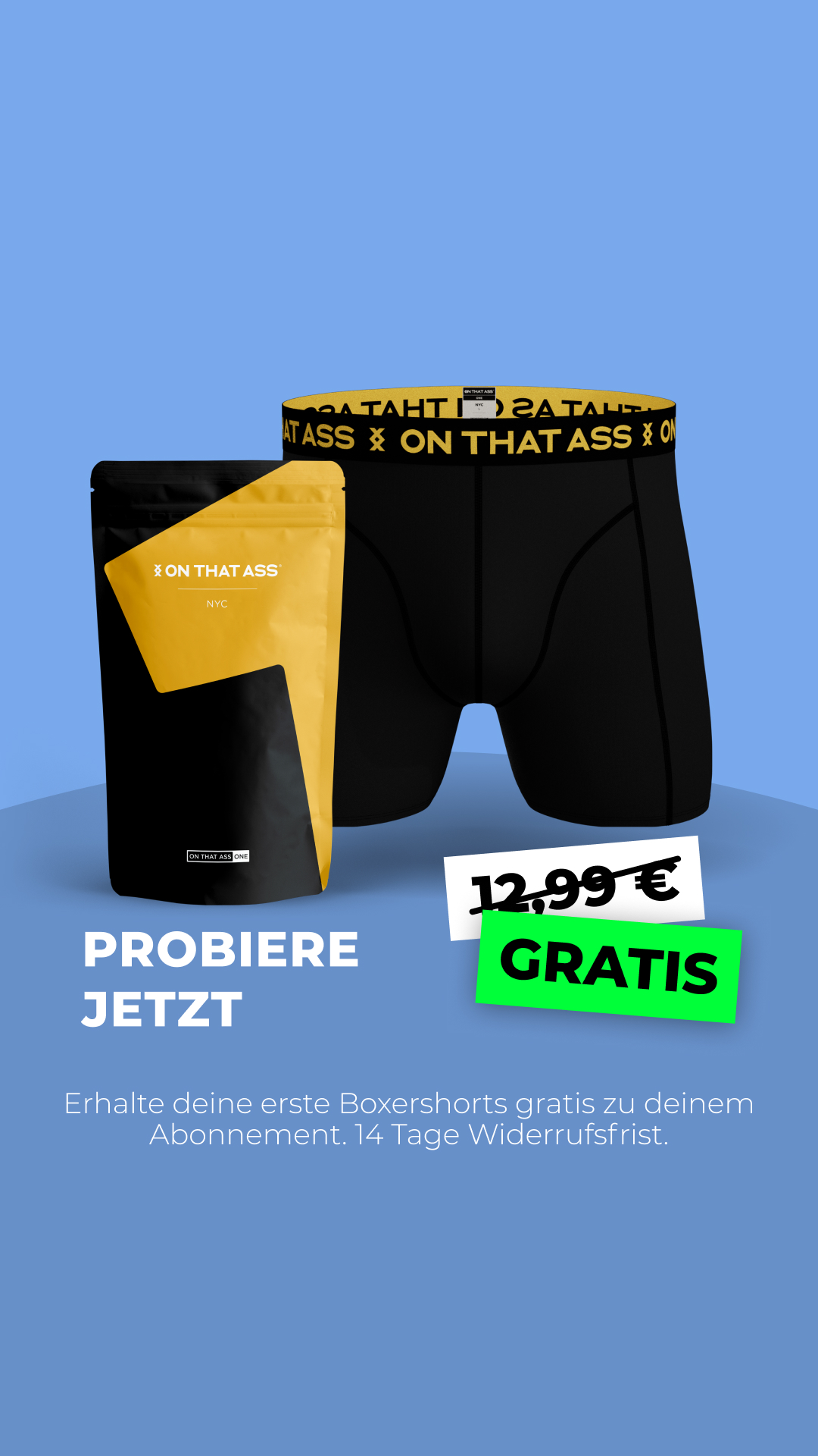 ON THAT ASS Facebook ad
