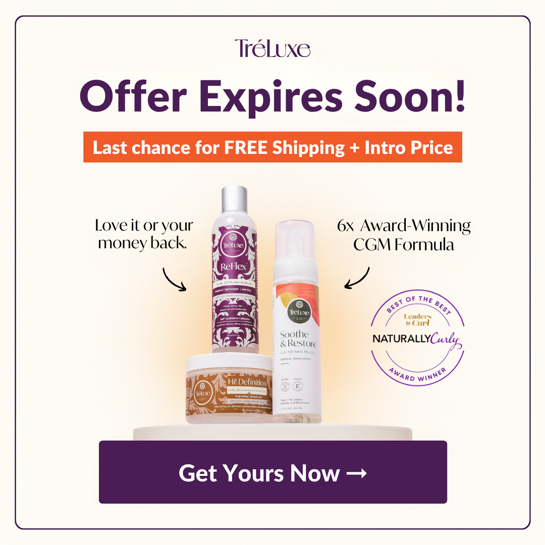 TréLuxe Hair Care Facebook ad: First-Time-Ever Intro Offer