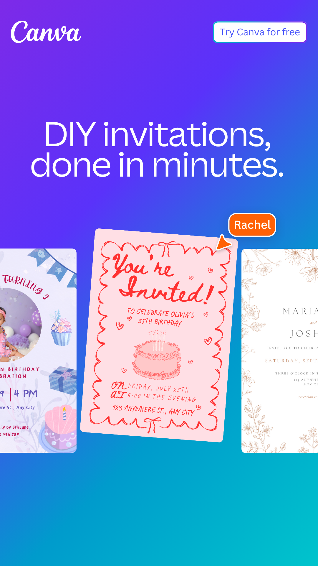 Canva Facebook ad