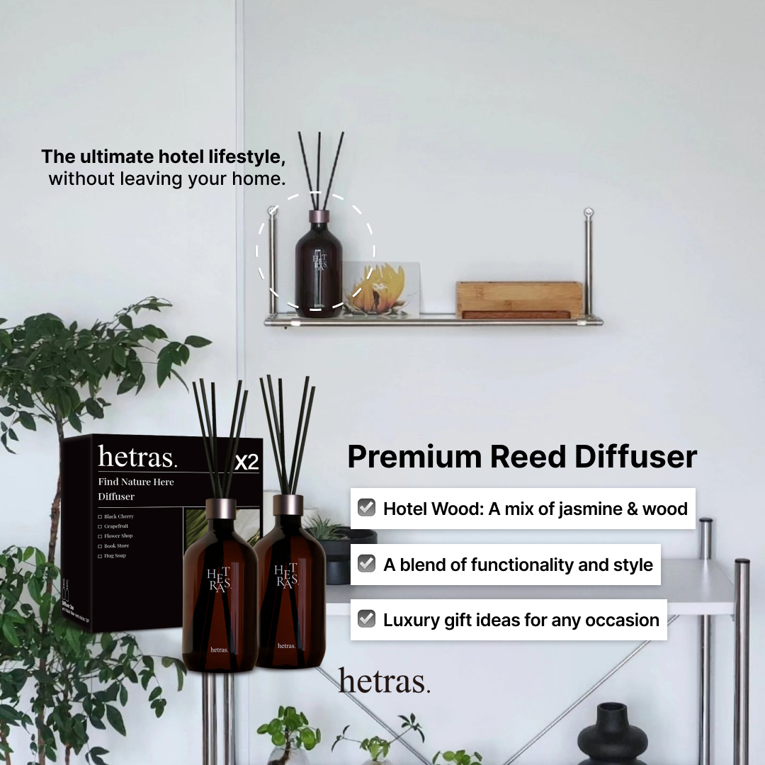 Hetras.official.US Facebook ad: Korean Hotel Scent Now on Amazon