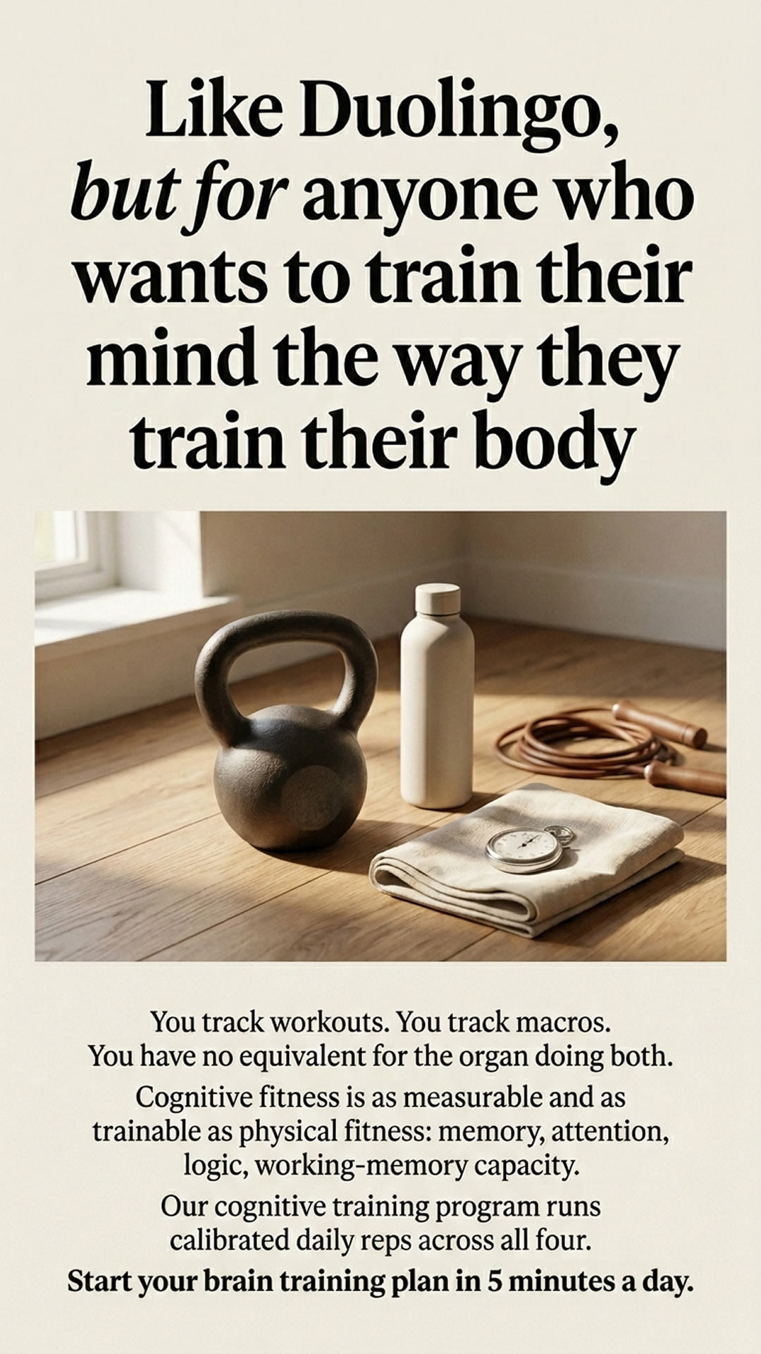Impulse: Brain Training & Self-Discovery Facebook ad
