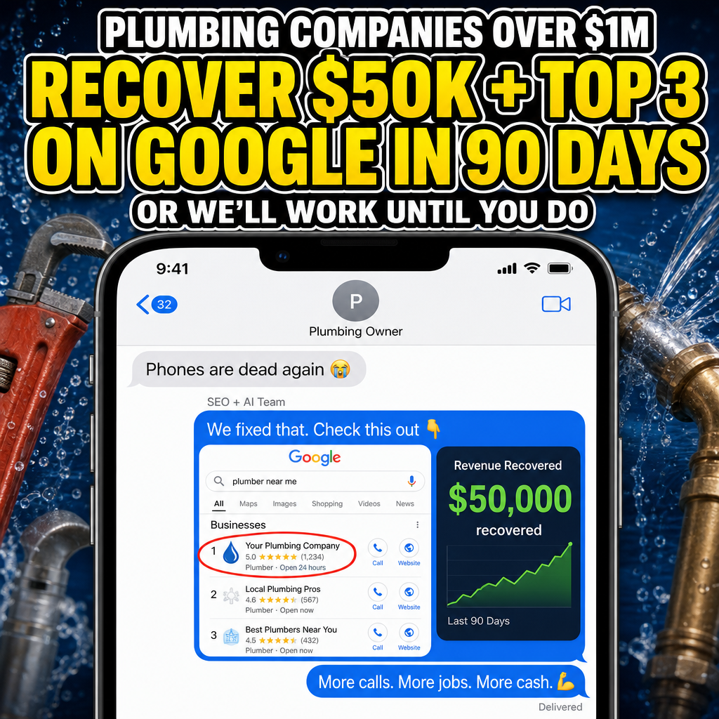 Sites At Scale Facebook ad: Recover $50k & Rank Top 3 on Google GUARANTEED