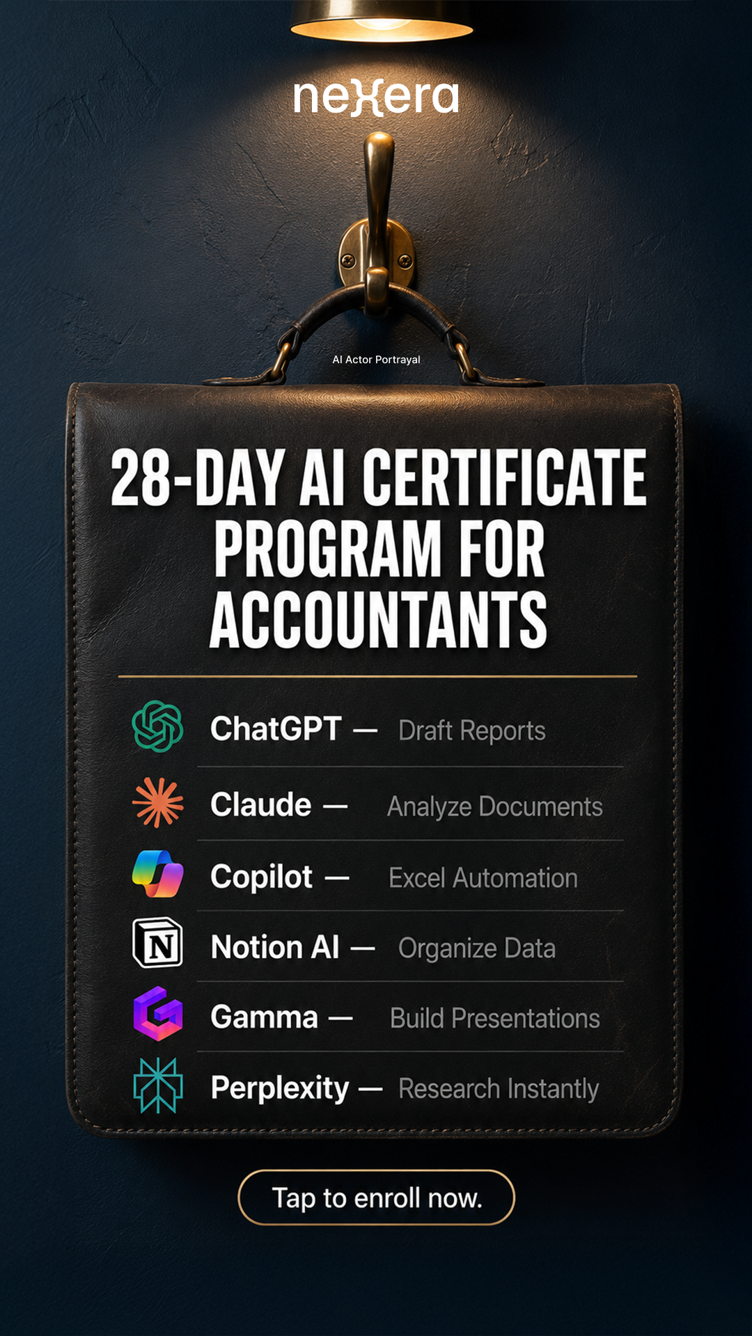 28-Day AI Challenge Facebook ad