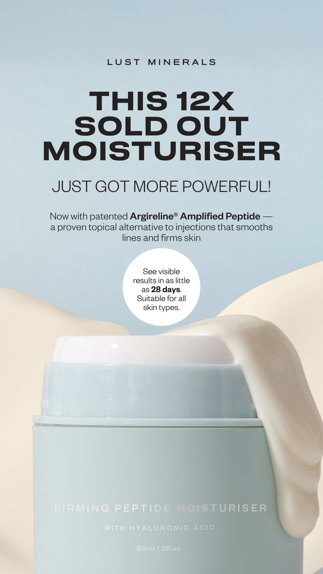 Lust Minerals Facebook ad