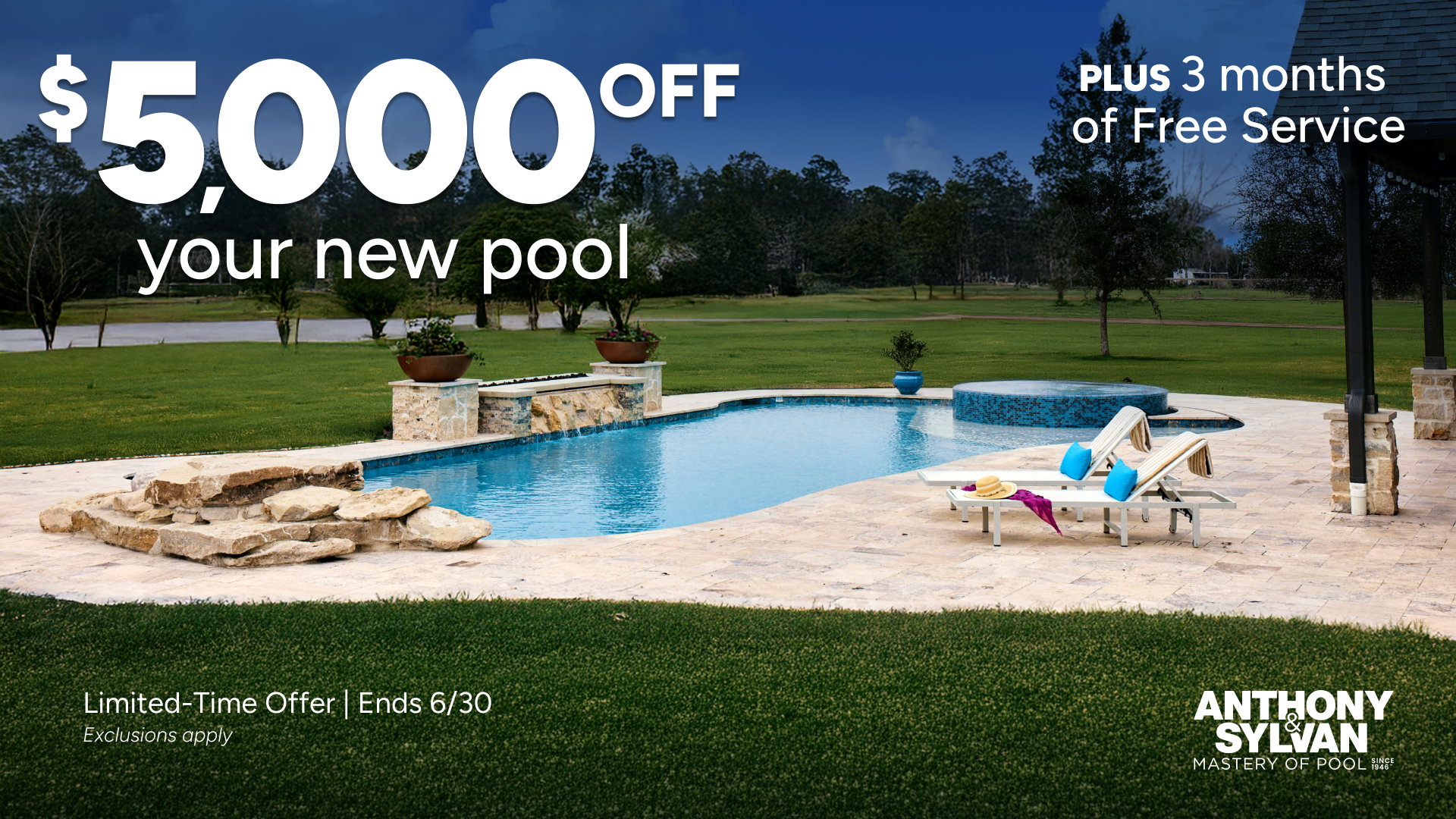 Anthony & Sylvan Pools Facebook ad